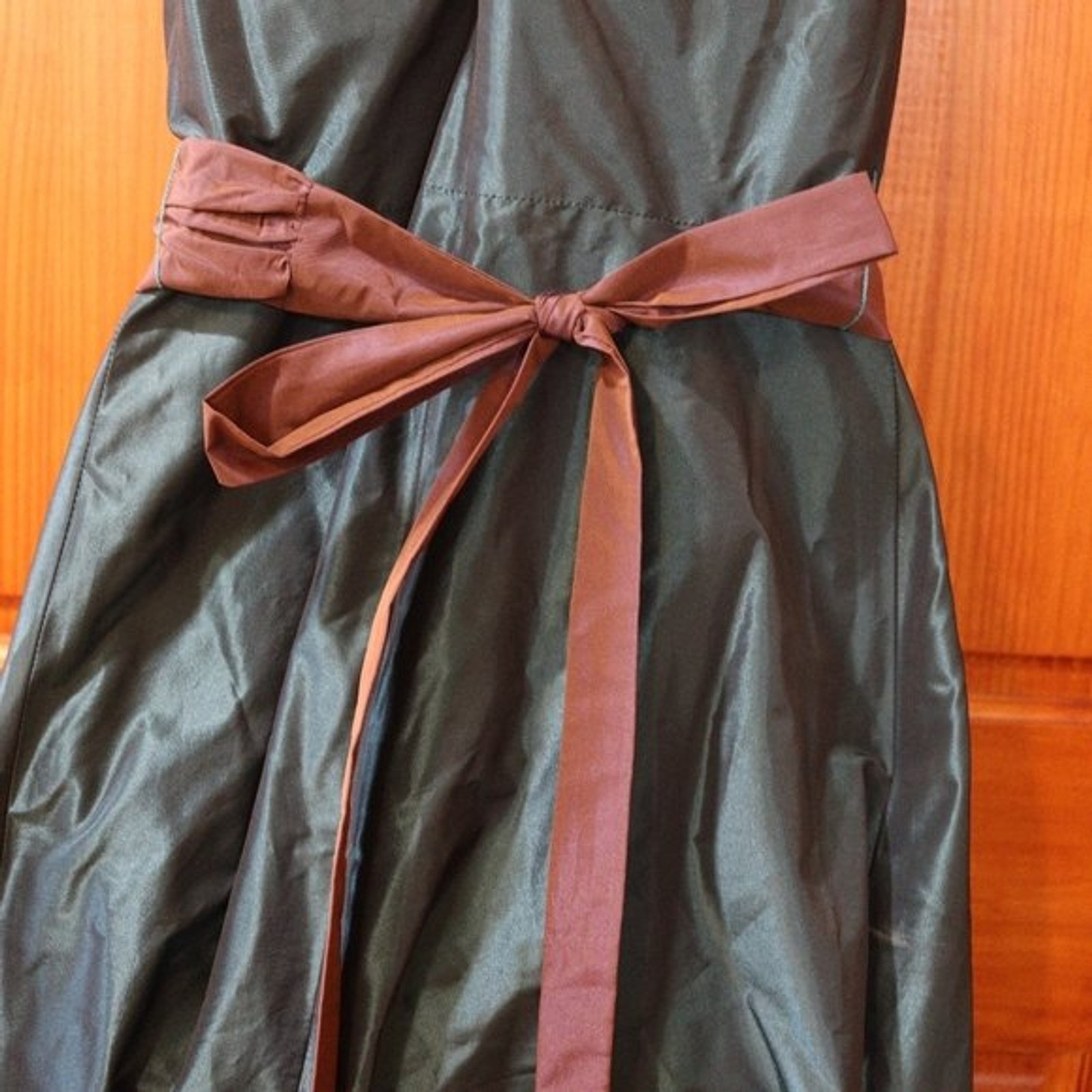 Robin Jordan Taffeta Vintage Prom Dress USA Strapless Short Dress 4