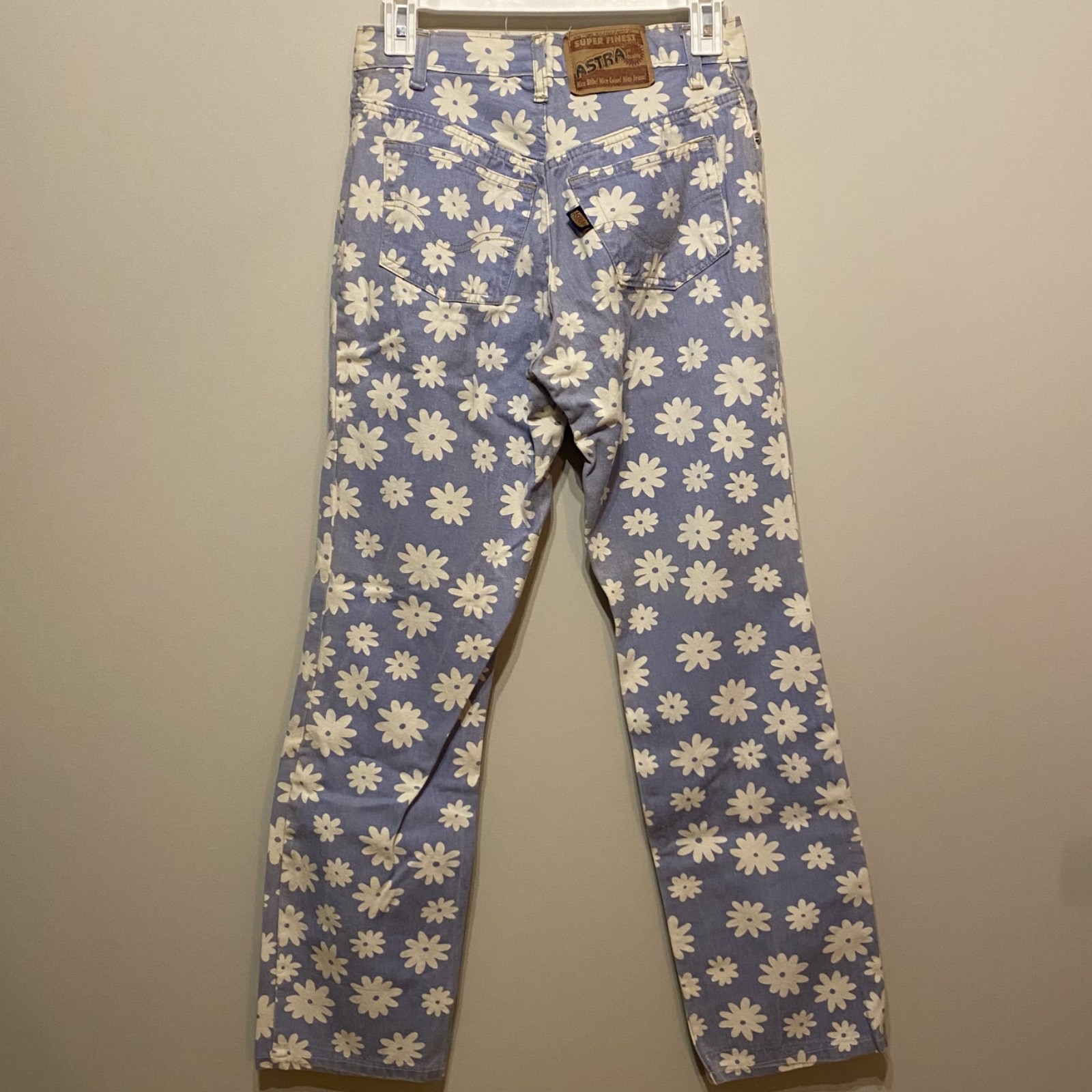 ASTRA Vintage Women’s Flower Jeans 100% cotton | W32B 44