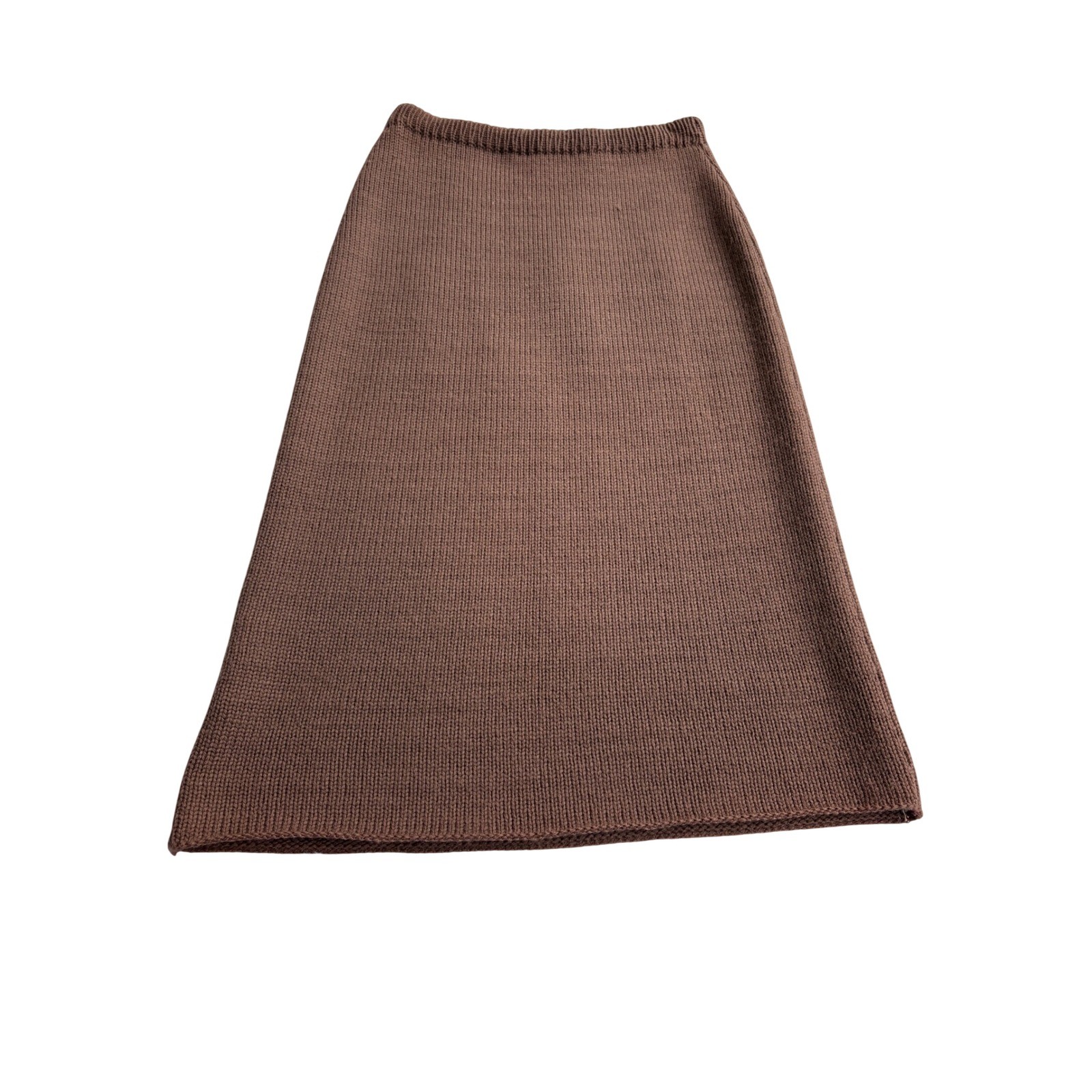 Vintage 60s 3 Piece Knit Skirt Suit Brown Blue Cardigan Shell Mod Jackie O