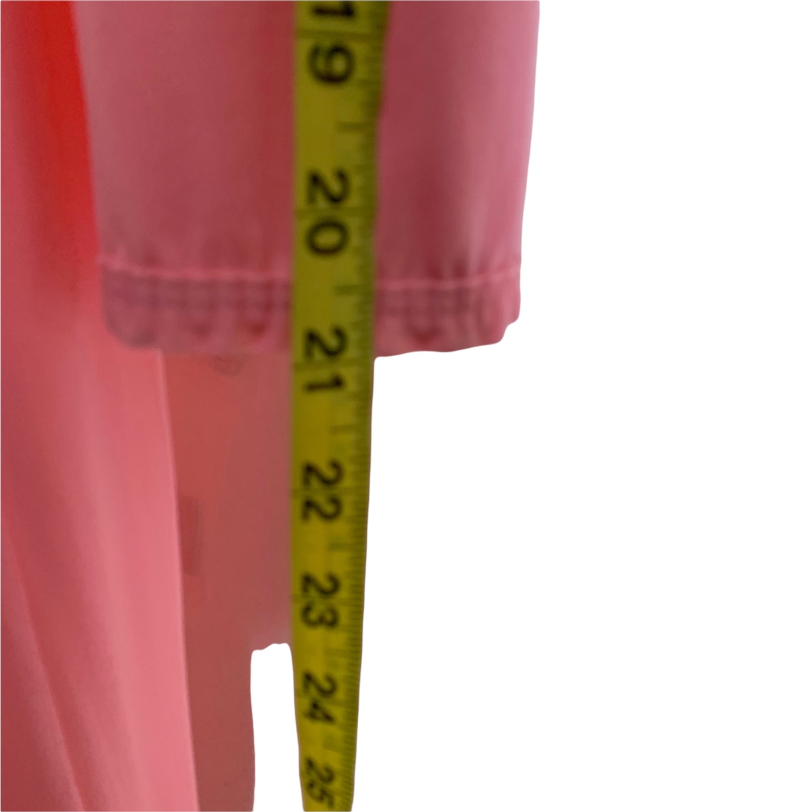 Vintage 60s Dutchmaid Pink Nylon Lace Trim House Dress Large
