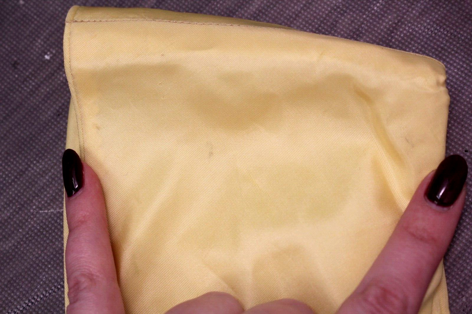Vtg Women’s 40s Light Yellow Formal Gown 1940s Sz S/M Ball Gown Prom Dress