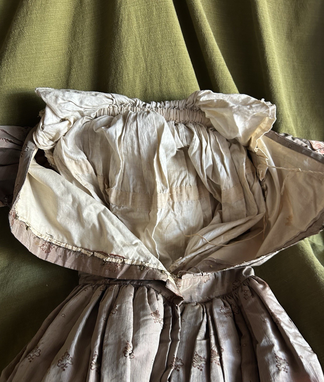 Antique 1860’s Dress Helen Jo Payne Collection Civil War Era