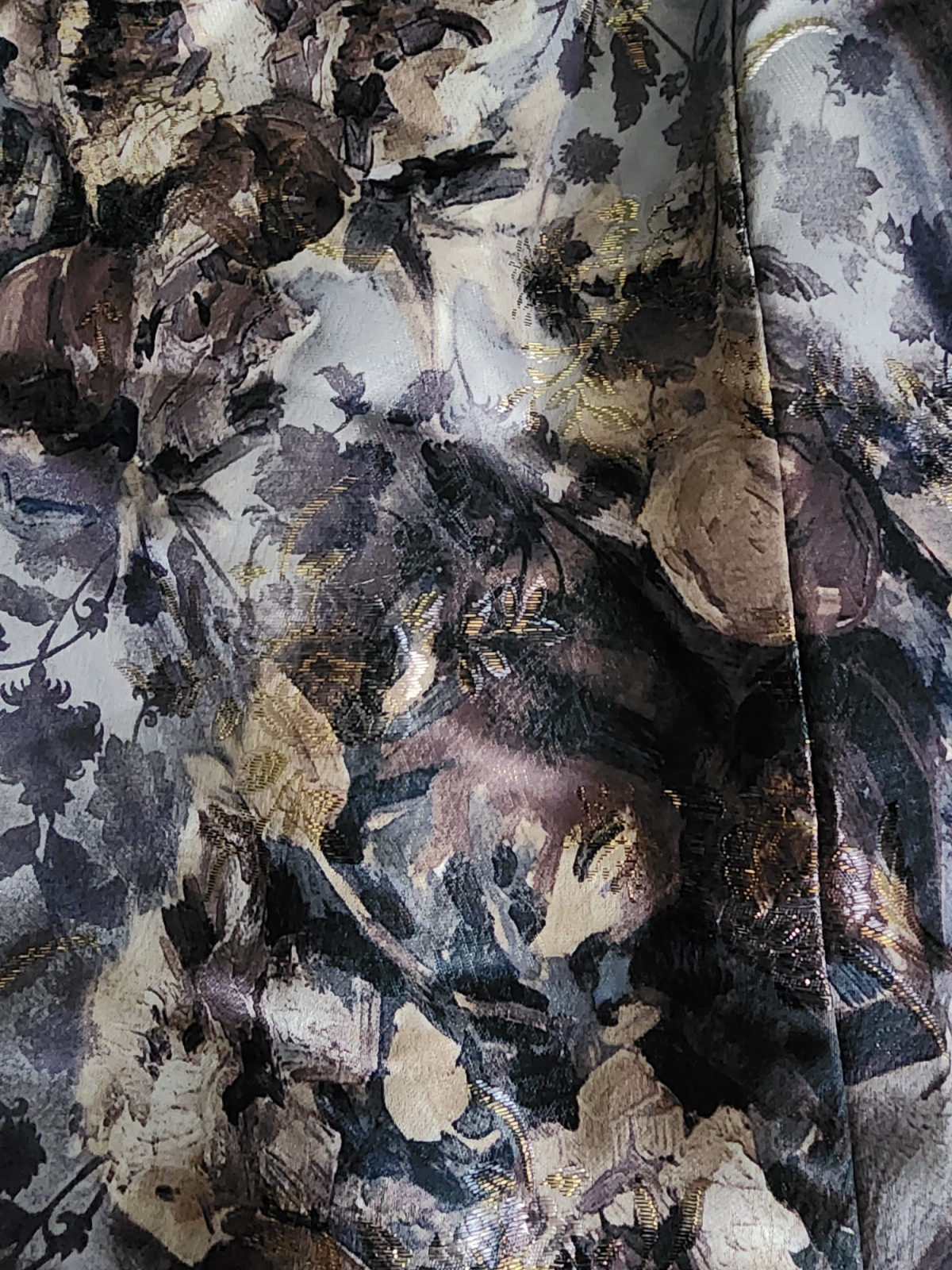 Vintage Floral Brocade 90’s Early 2000 Party/Cocktail Dress With Tags 3/4…