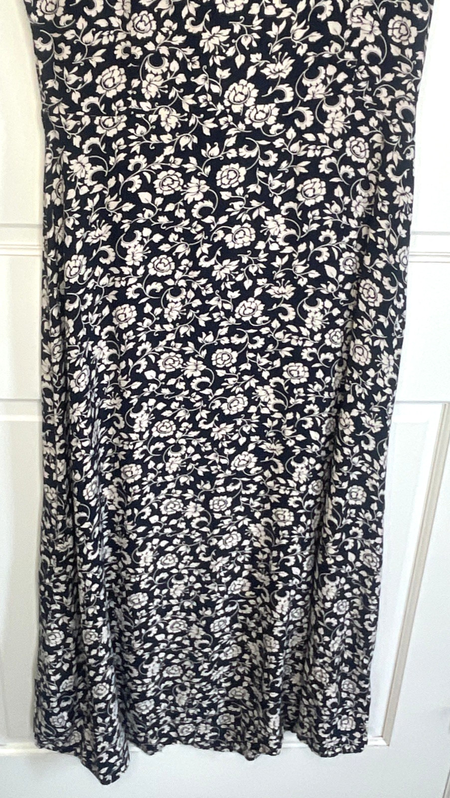 Vintage 90s Women’s Retro Floral Maxi Dress Sz 8 Y2K Whimsigoth Boho Cottagecore