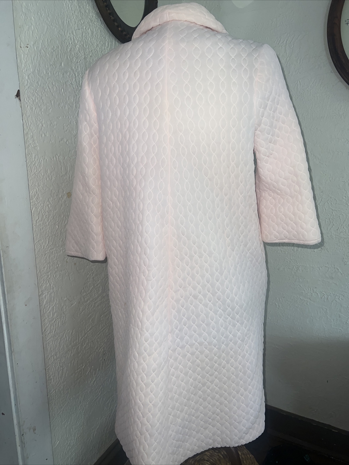 Rhapsody By Glazier 1950 Womens Vintage Robe Puffy Quilted Lined Suze 8
