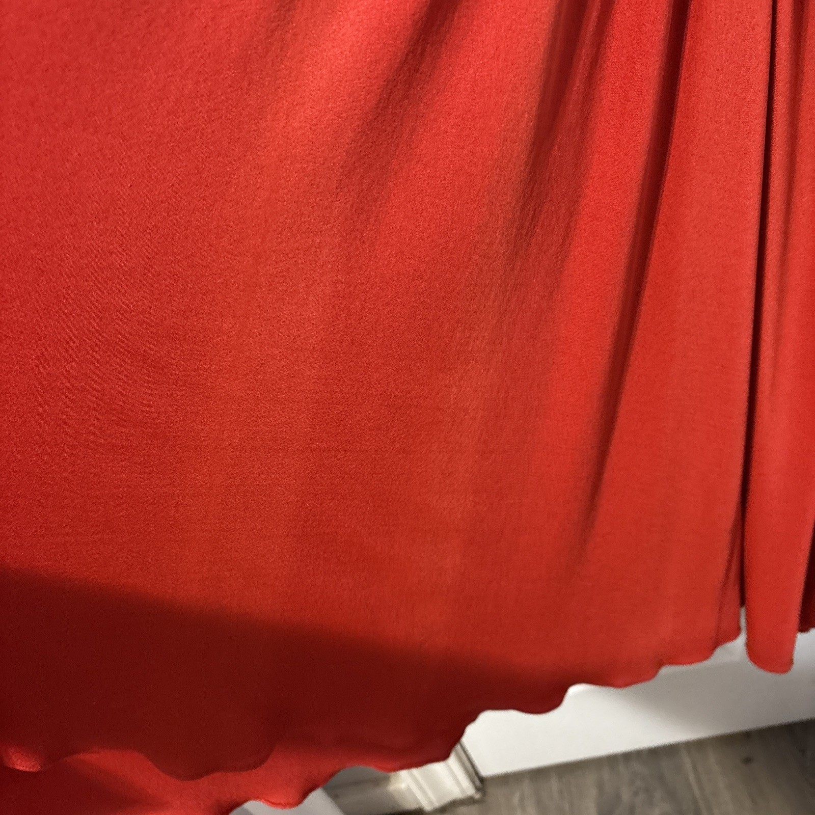 Rare Vintage Claralura Original Circa 1980’s Red Dress Size 12 Small Flaw
