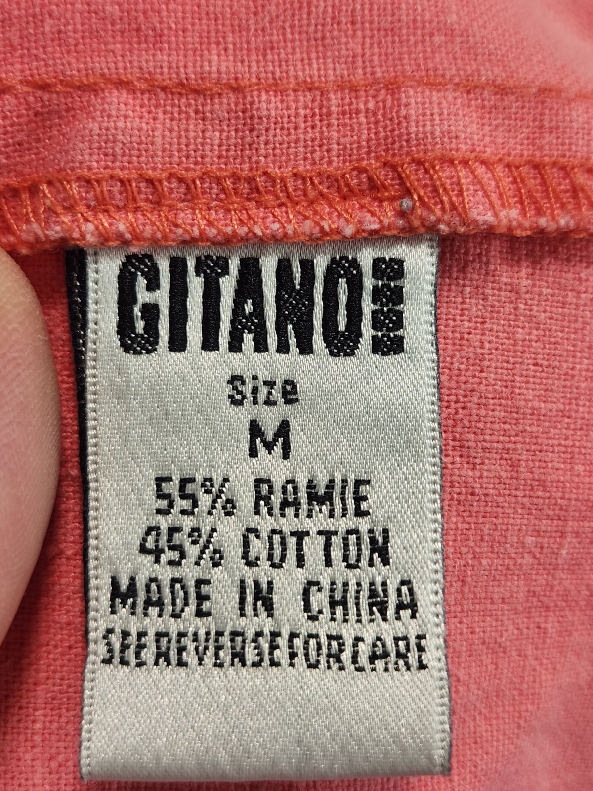 Vintage 90s Gitano Shortalls Womens Medium Pink Ramie Cotton Drawstring Overalls