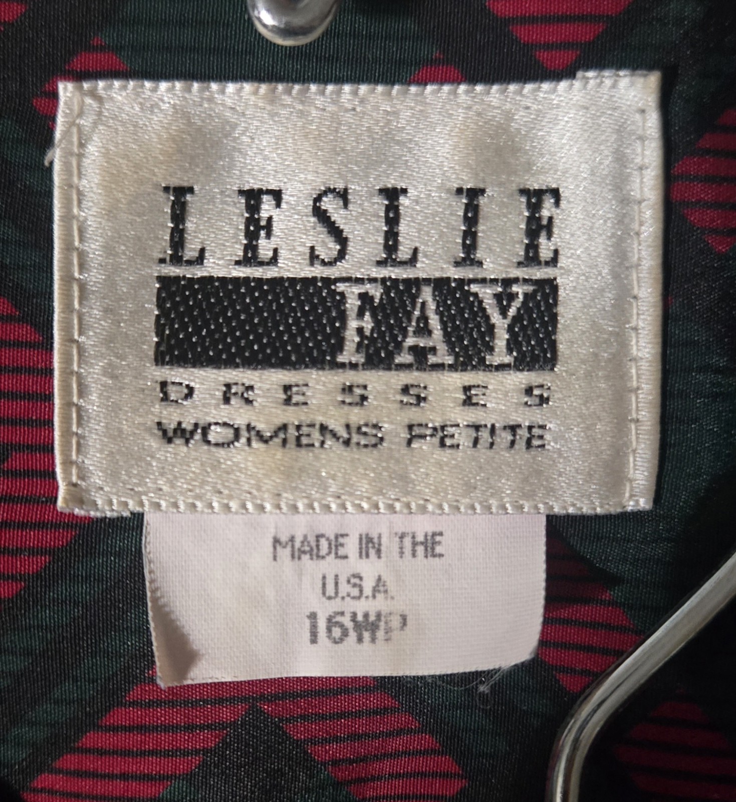 1980s LESLIE FAY WOMENS PETITES 2pc Blouson Top & Pleated Skirt Set Size 16WP