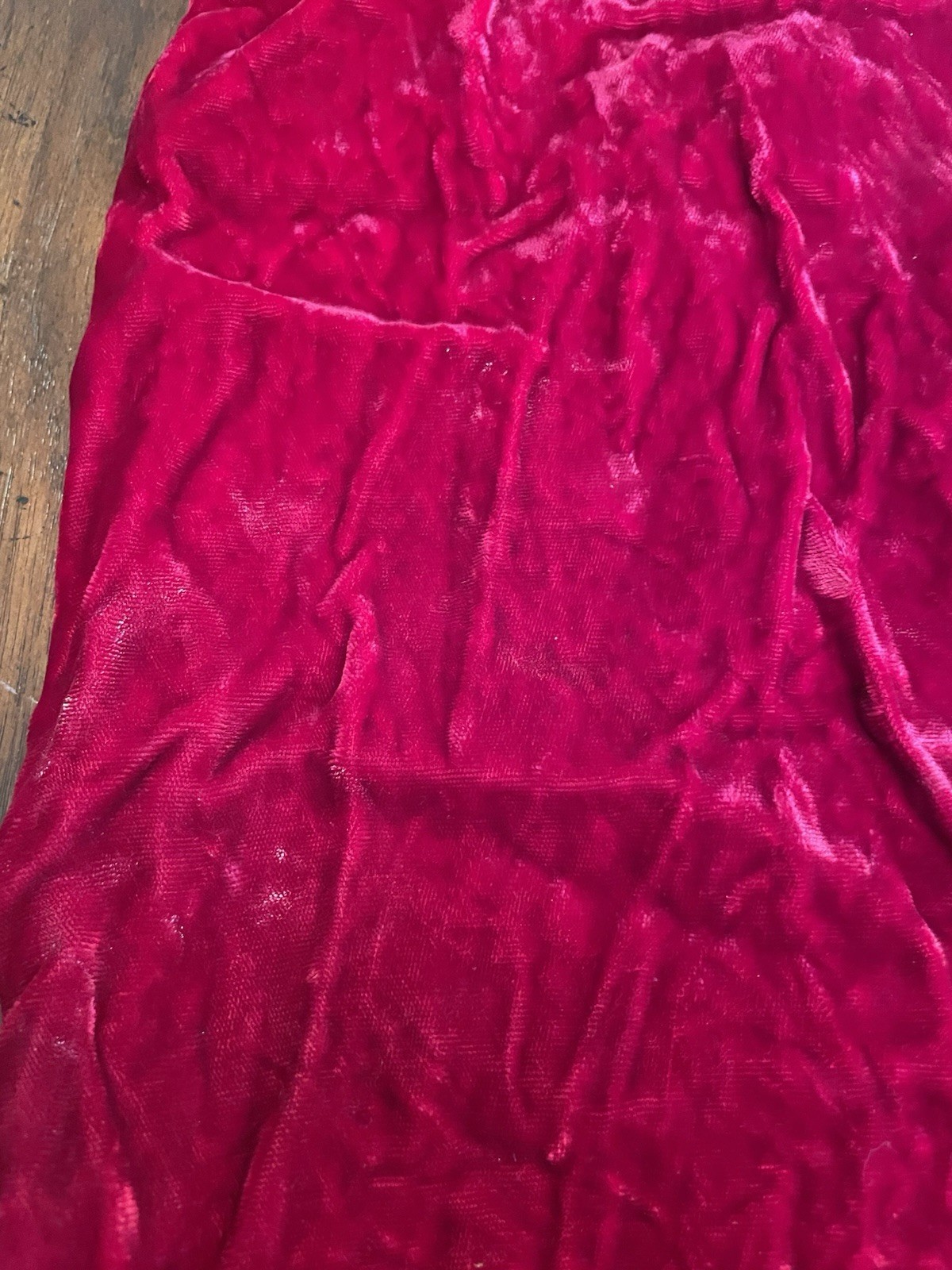 Vintage Red Velvet Dress- XSmall- quinceañera, Prom 50’s 60’s