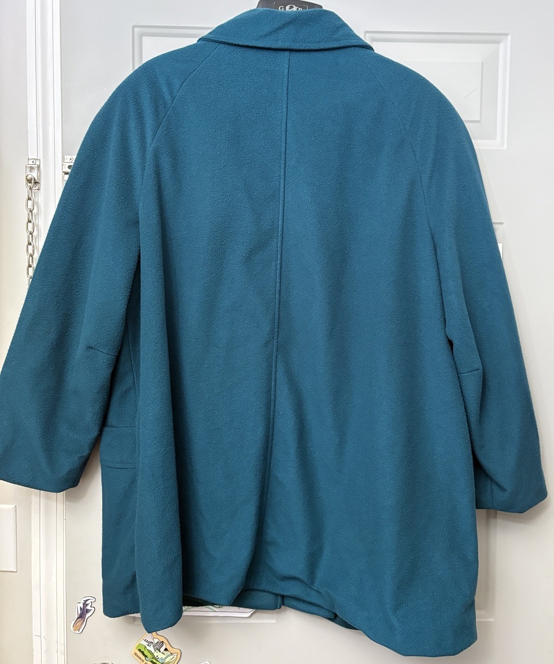 Vintage 60’s Wellington Plus Size Teal Coat Women’s Union Made