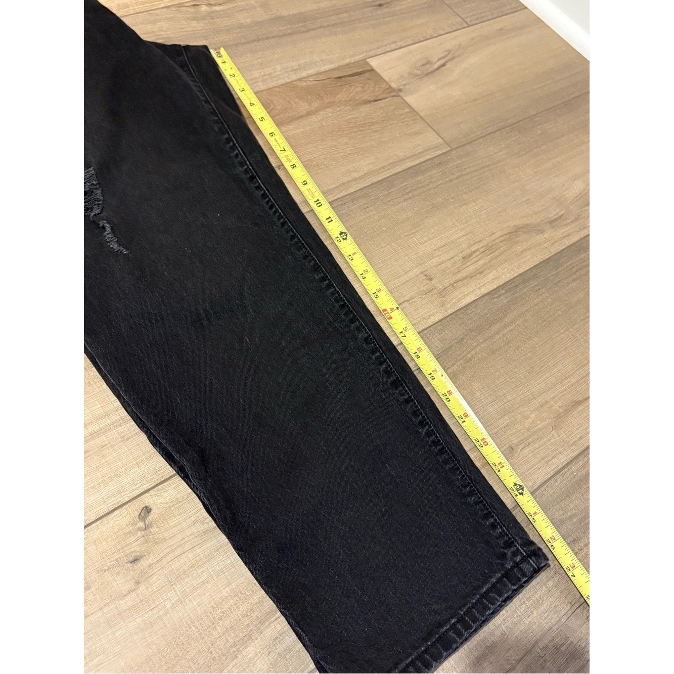 Universal Thread High-Waist vintage straight Cropped Jeans black size 10/30R