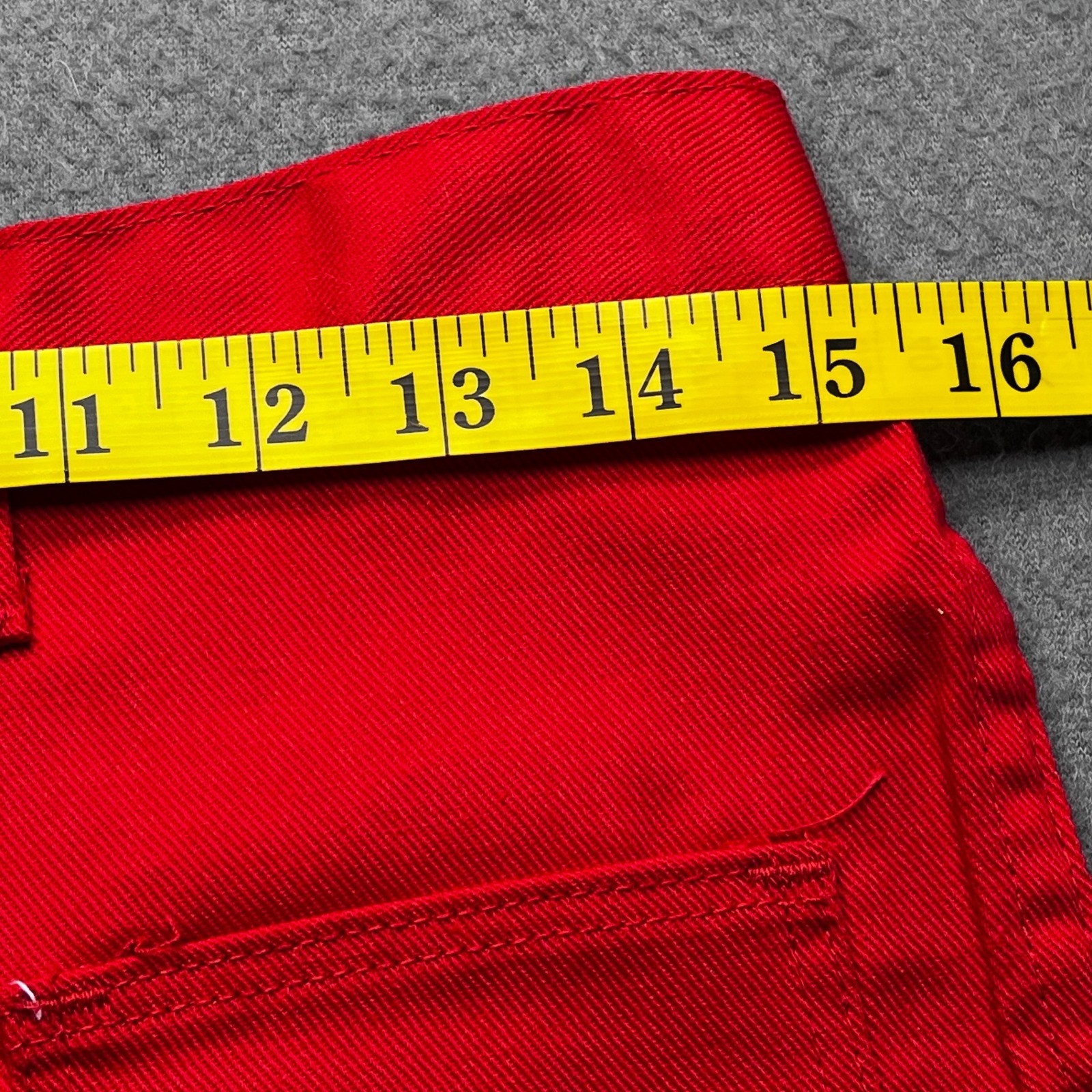 VTG Maverick Women Short Shorts Red High Waisted Deadstock USA Size 9 70s 80s