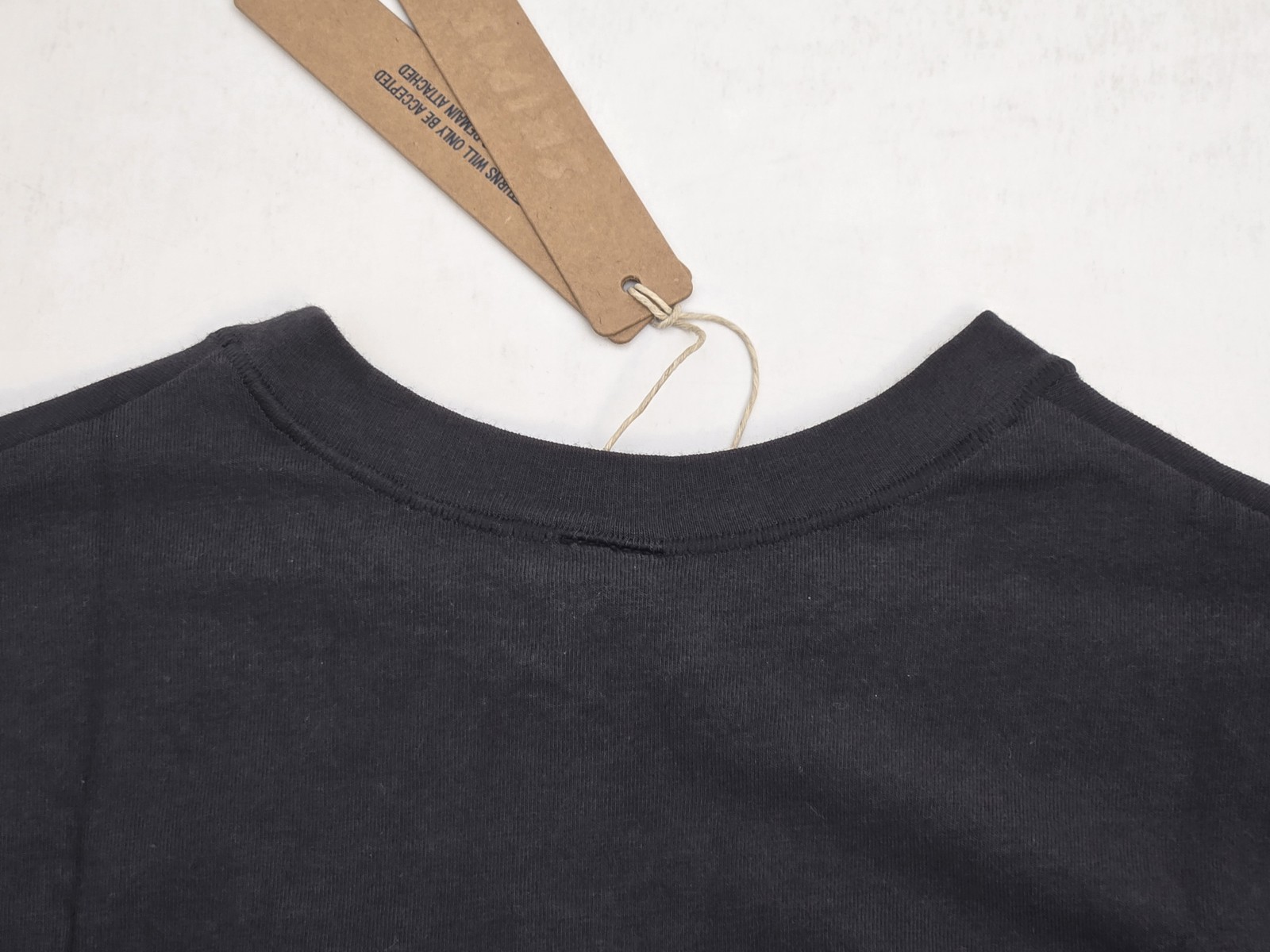 NEW Skims Cotton Jersey Long Sleeve Tshirt COLOR Soot SIZE XS