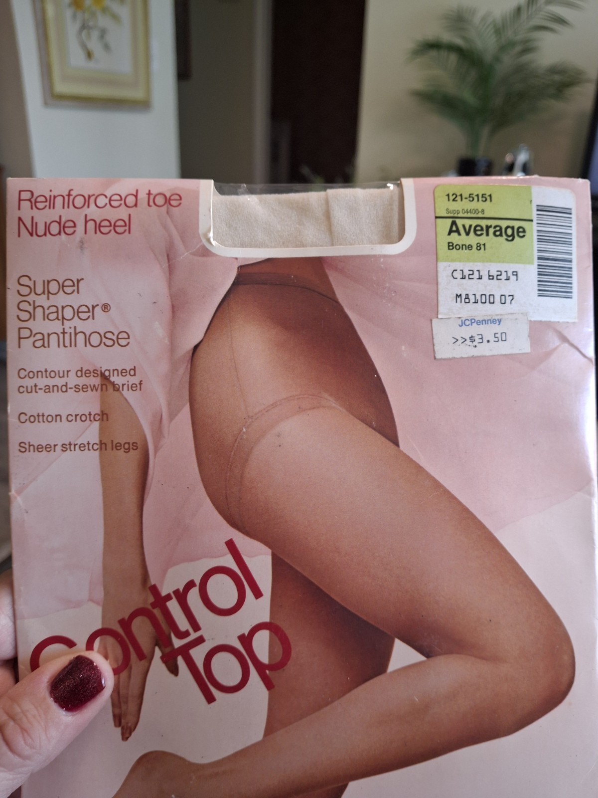 Lot Of 8 Vintage J.C. Penney Control Top Pantyhose Average Assorted Colors NEW