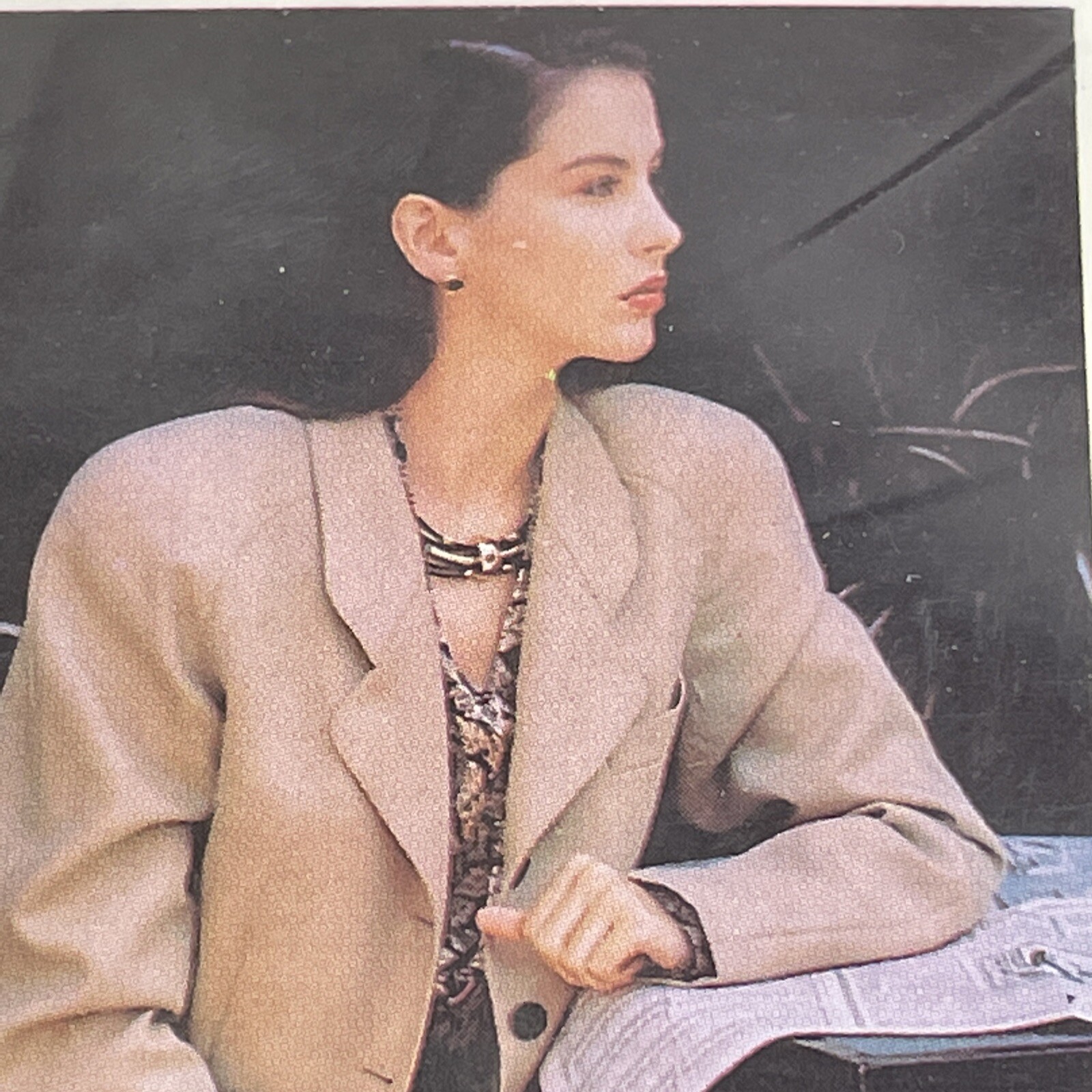 Vintage 1991 Pantyhose Jennifer Connelly Model Panty Hose Size A Color Is Almond