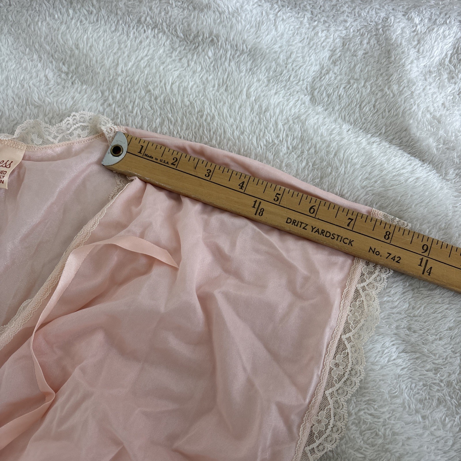 Softness by Avon S Vintage Pink 2 Piece Robe Nightgown Set Lace