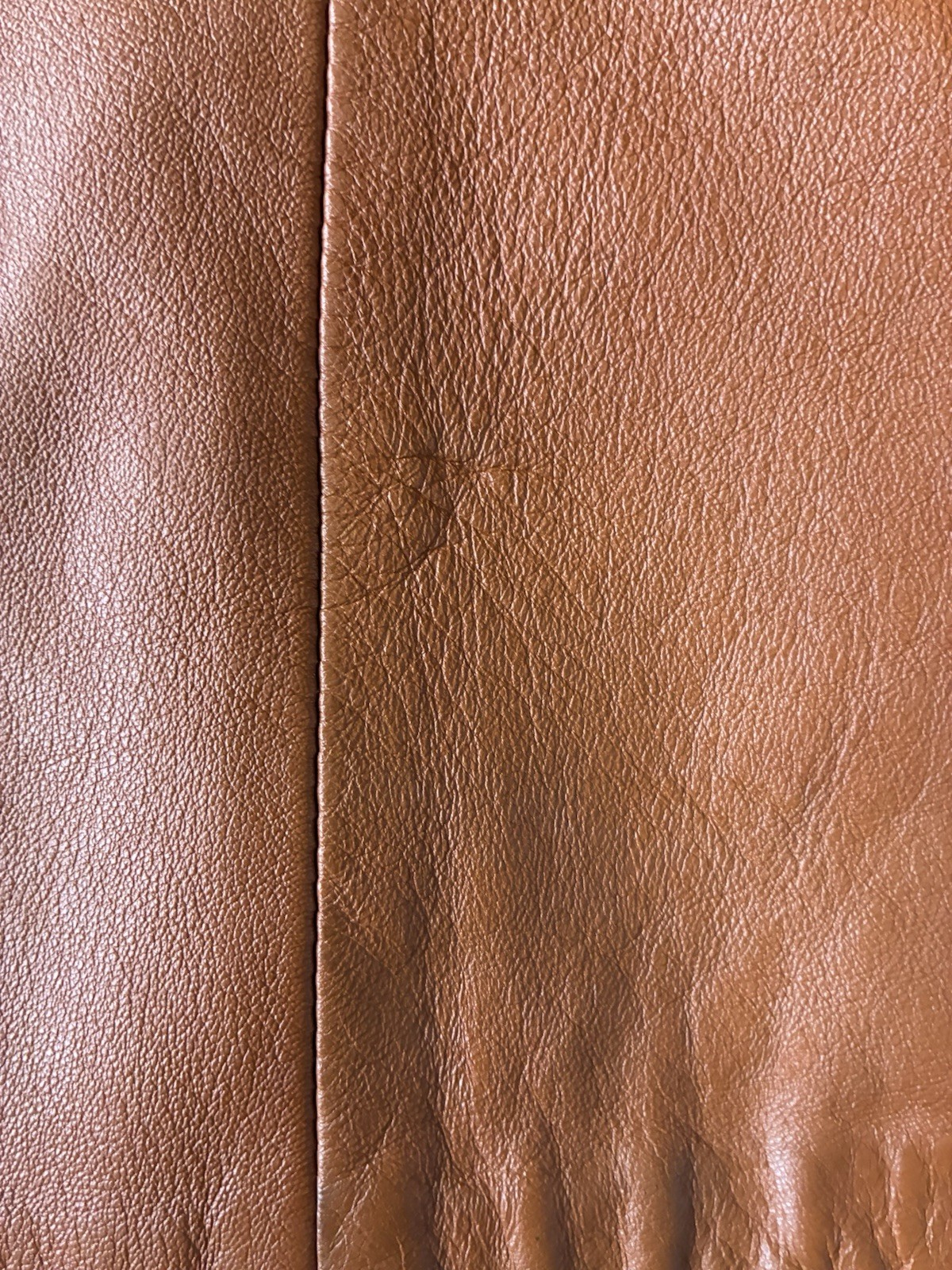The Tannery West VTG Leather Blazer Jacket Women’s Brown Lined