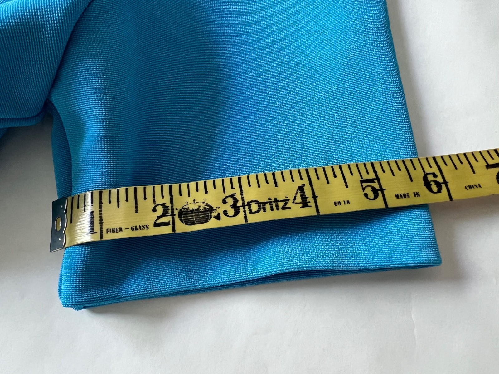 VTG 90’s Lane Misty Lane Blue Green Short Sleeve Color Block Bodycon Dress SZ 8