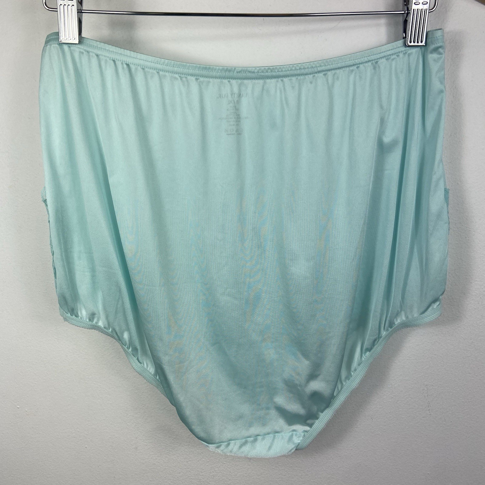 2 Pairs Vintage Vanity Fair 8 / 2XL Silky Panties Lace Nylon Semi Sheer 13-001