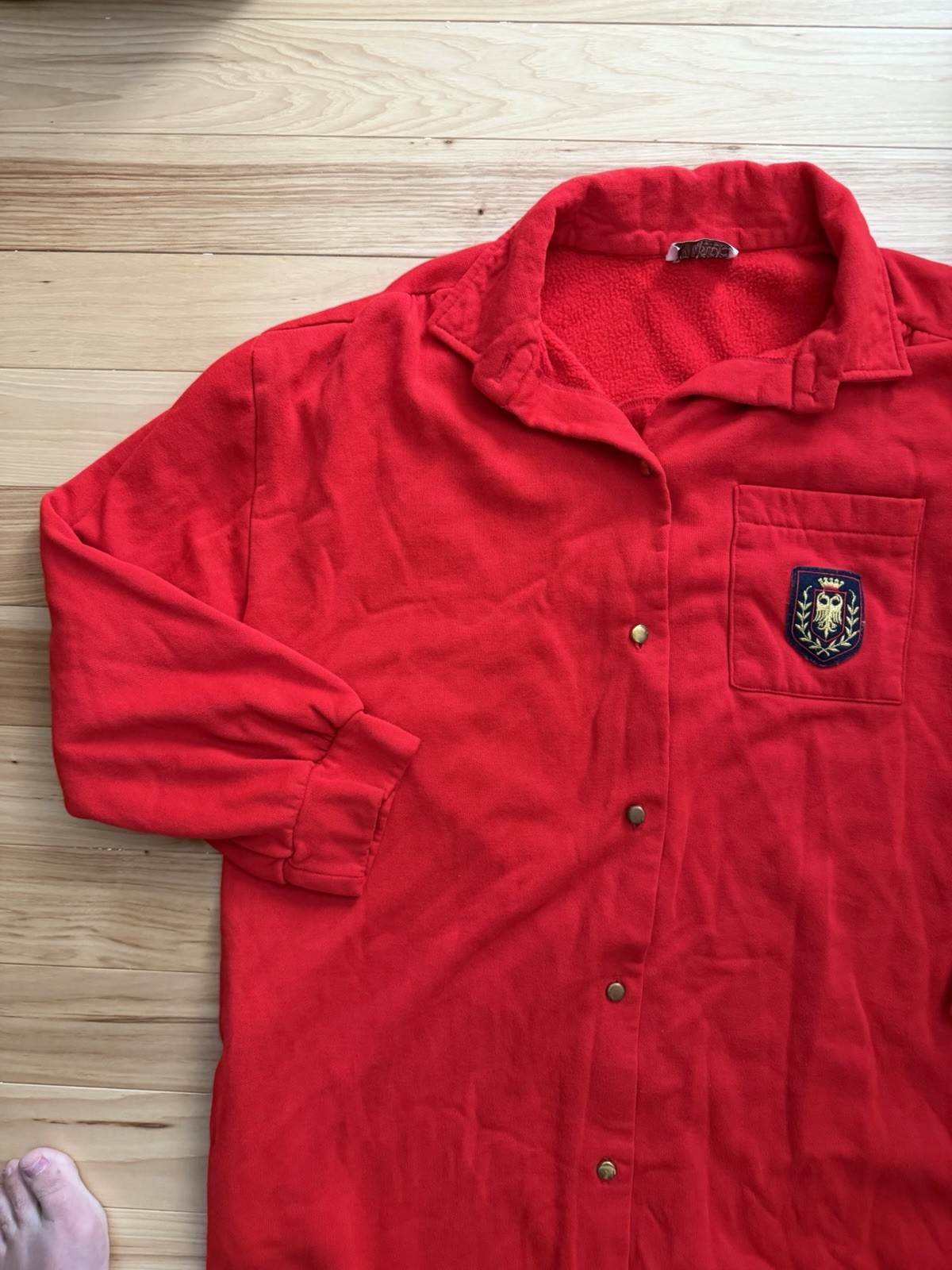 vintage Brownstone Studio New York Robe Red