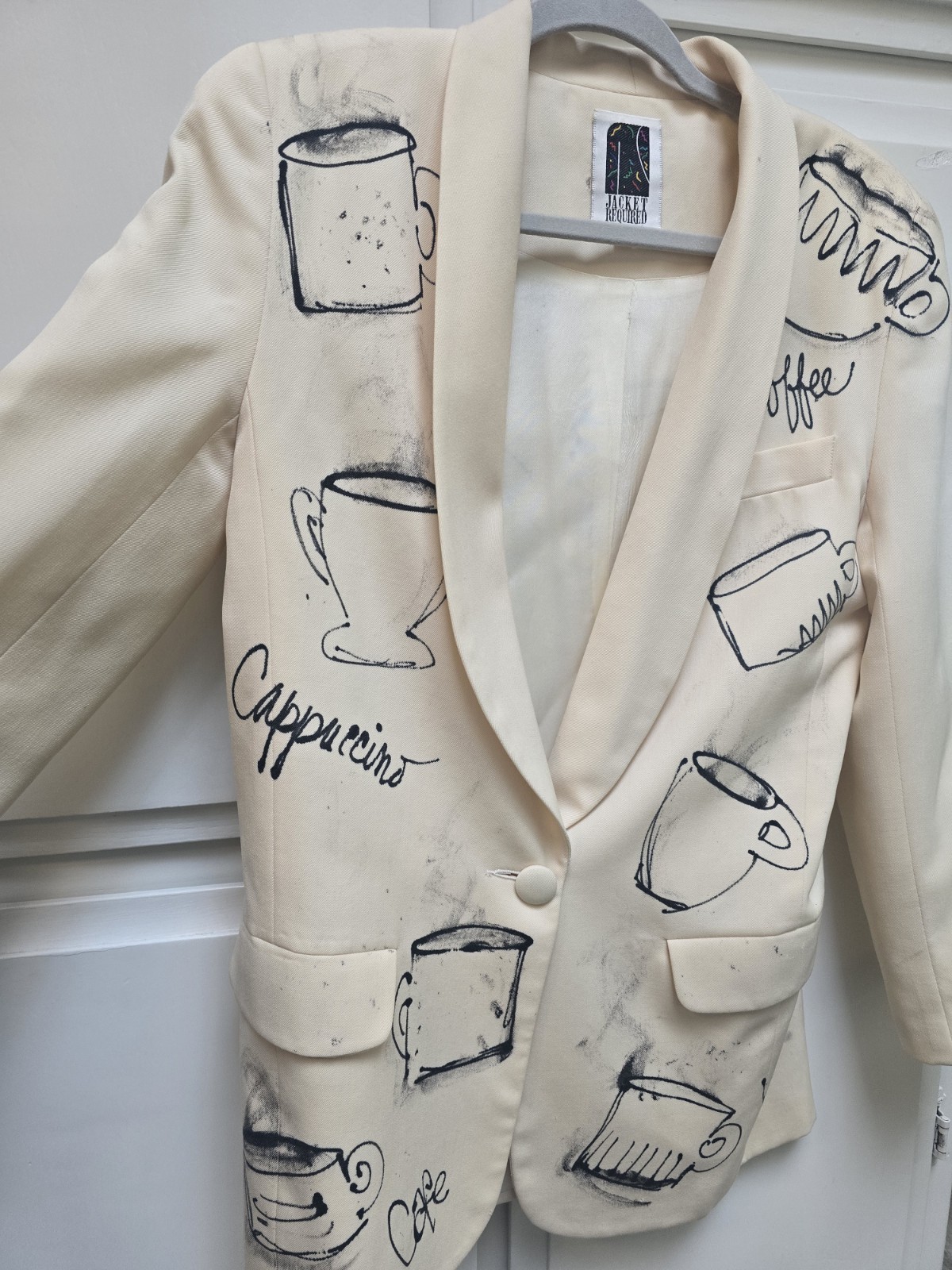 Jacket Required Painted Jacket Coffee Cappuccino