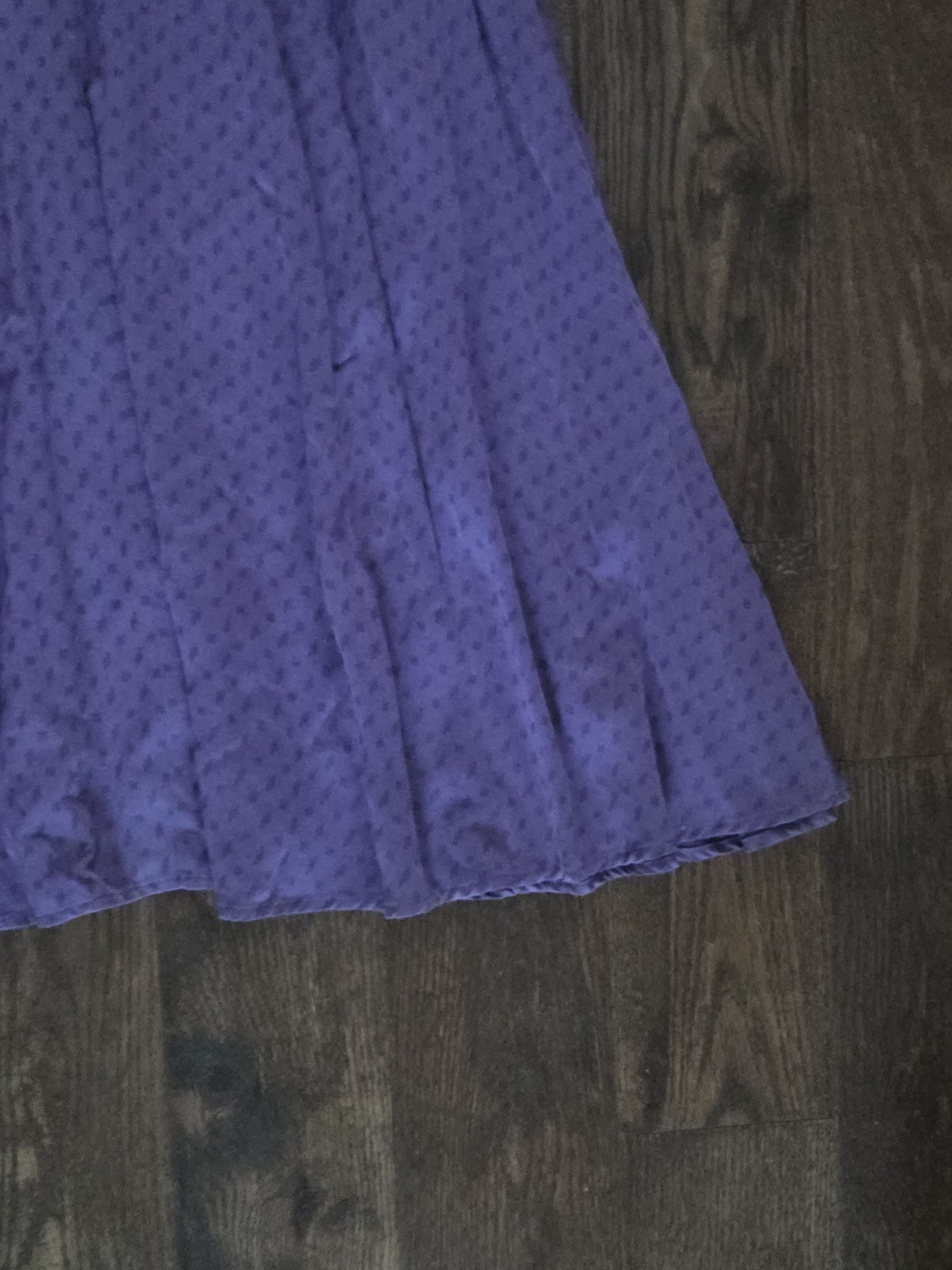 Vintage Rabbit Rabbit Rabbit Designs Purple Belted Midi Dress Sz 6 Dolman Sleeve