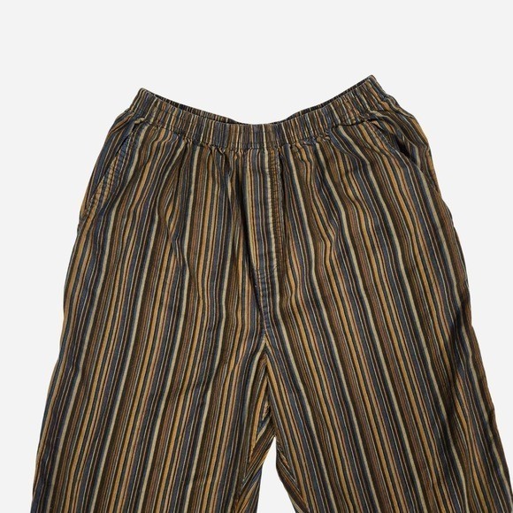 VTG 90s lightweight stripped corduroy trousers / 8/10 / cotton, cords, grunge