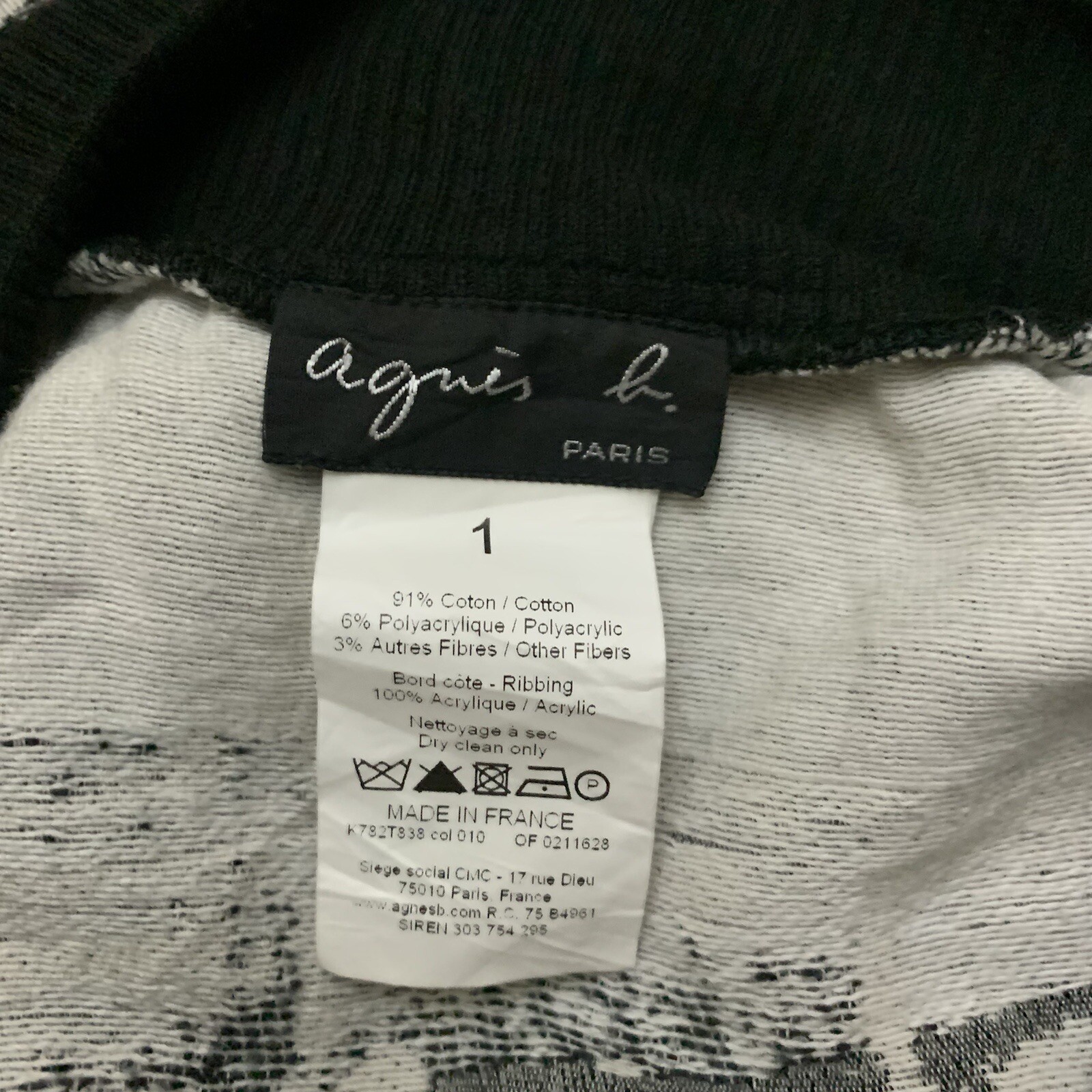 agnes B Knee Length Cotton Skirt Size 1 (W29 L22)