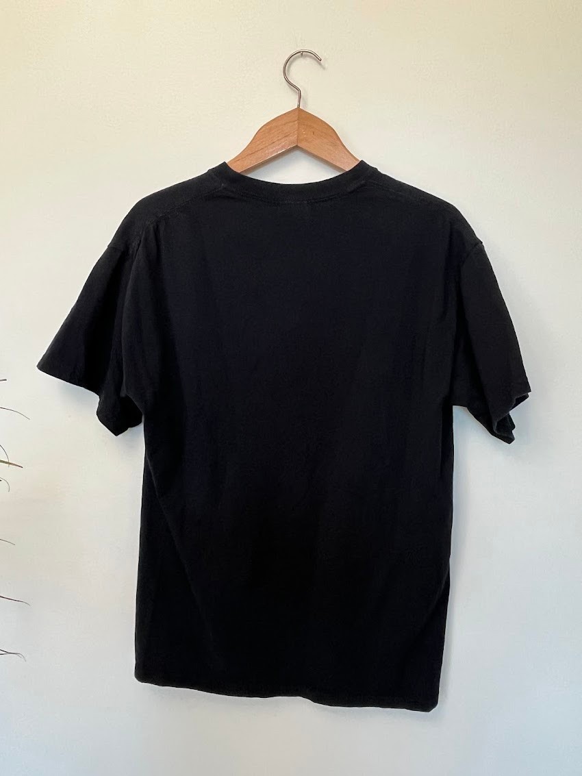 Vintage Beverley Hills California T Shirt Medium Black Short Sleeve Palm Trees