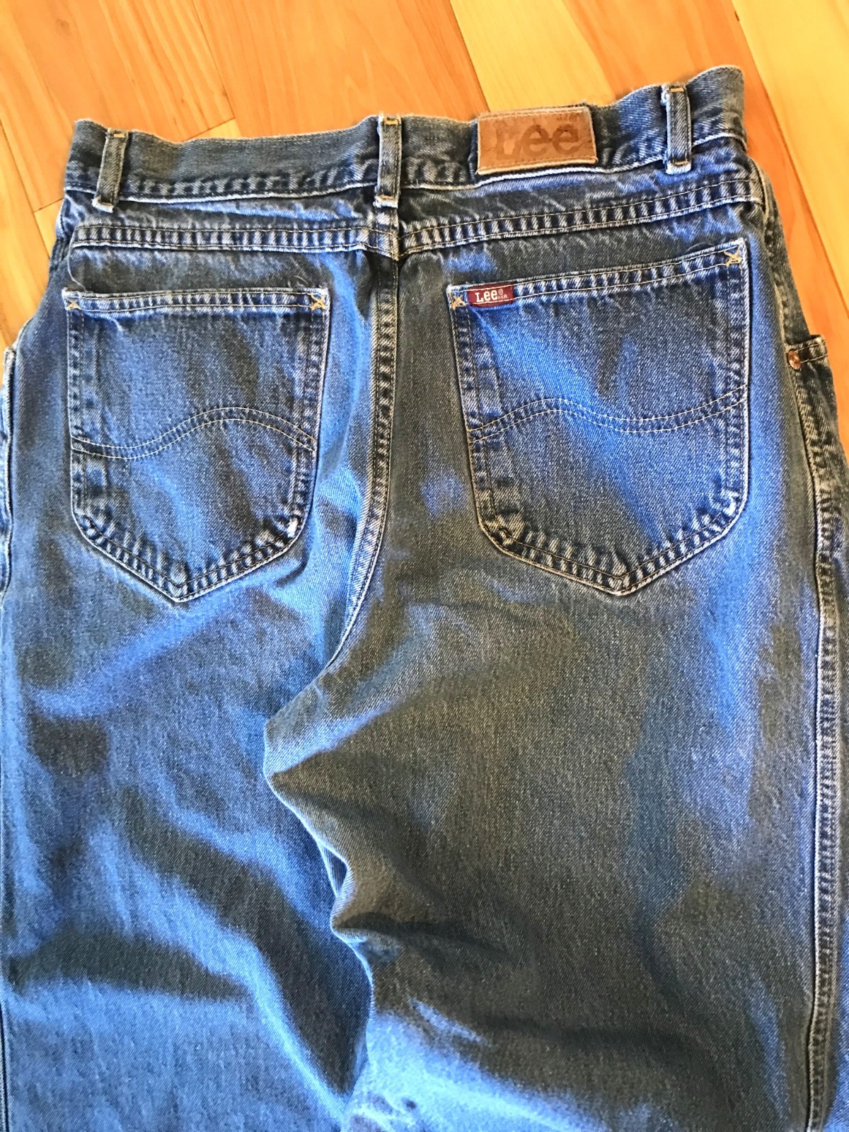 Pleated High-Waisted Jeans, Riders by Lee Vintage 80s Union Label Size 13