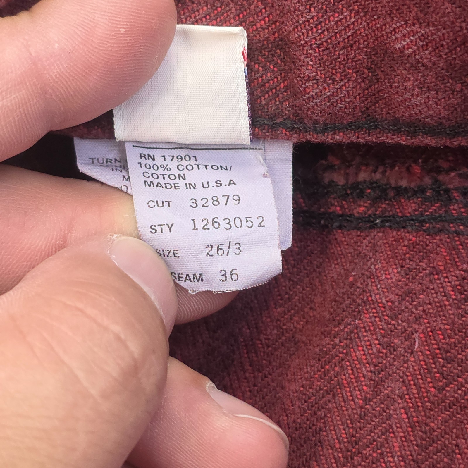 Vintage Rocky Mountain Rockies Pants Women’s 3 / 26 Red Stripe High Rise Flap
