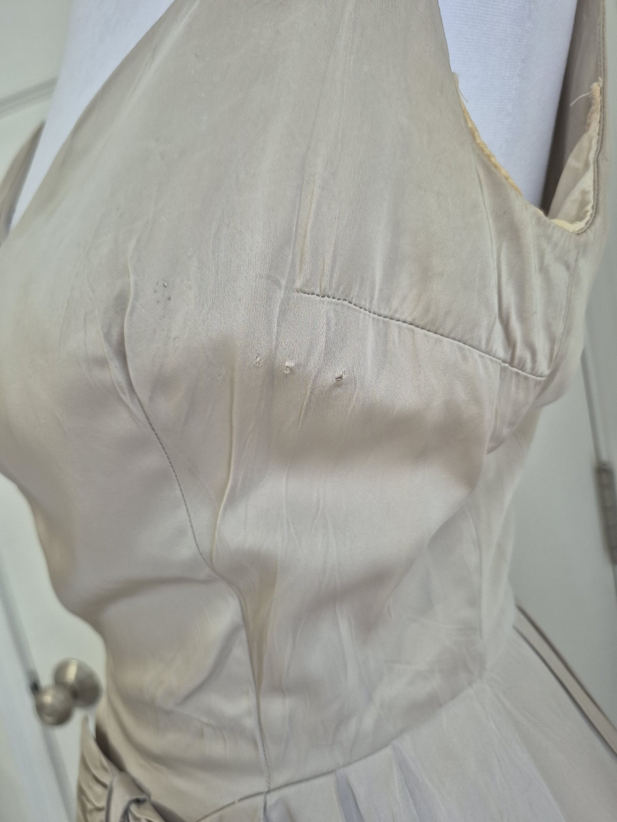 Authentic Vintage 1950s Lord & Taylor Silk Blend Cocktail Dress
