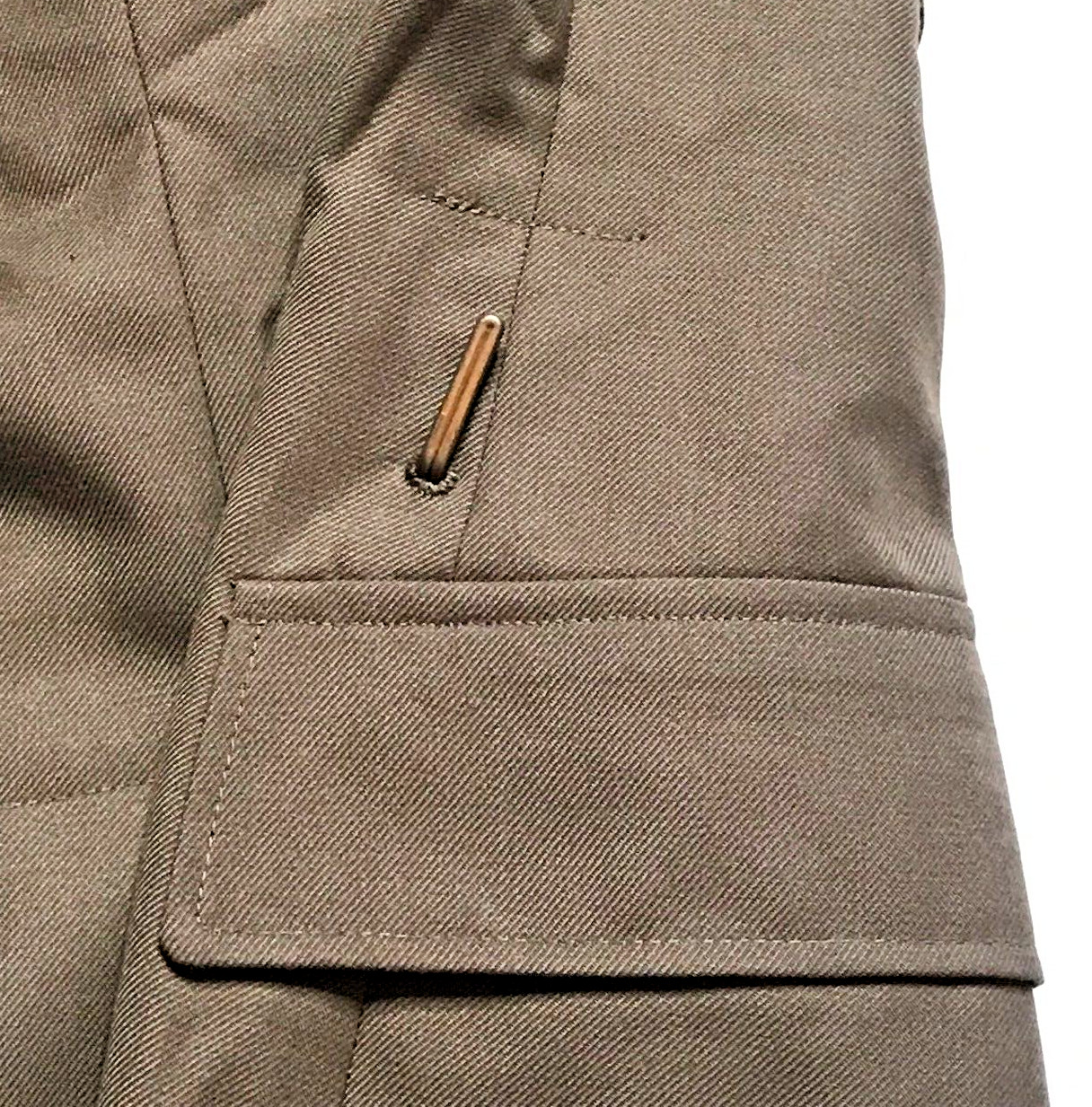 Vintage 1991 Army Khaki Green Jacket Size 16 Wool & Polyester ( VERY RARE ) New