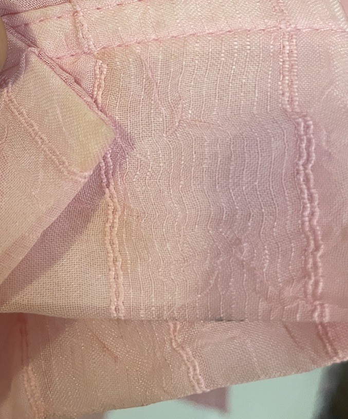 VTG Lady Diplomat Made in USA Women’s Pink Long Sleeve Button Up Blouse Sz 12