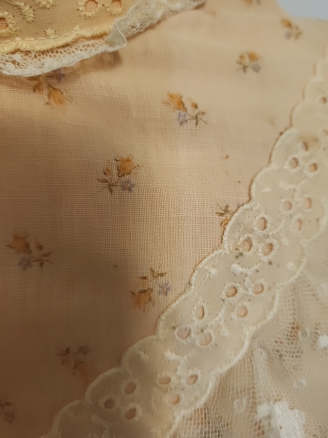 Handmade Pink Vintage Floral Victorian Prarie Cottagecore Dress