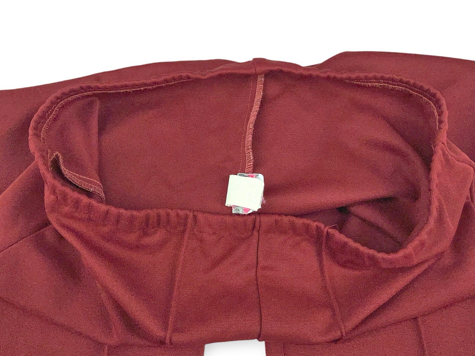 Vintage Bell Bottom Wide Leg Pants Hippie 1970s Burgundy Alden’s