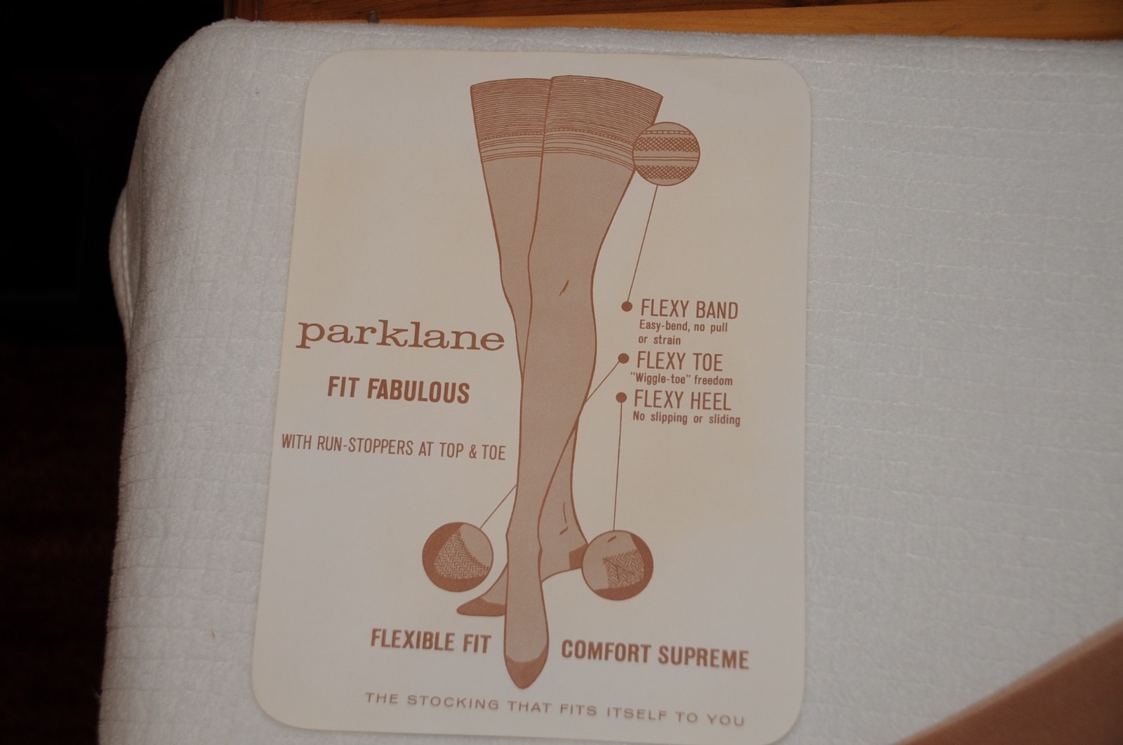 Vintage Parklane Nylon Stockings Size 9 1/2, 4 Pair