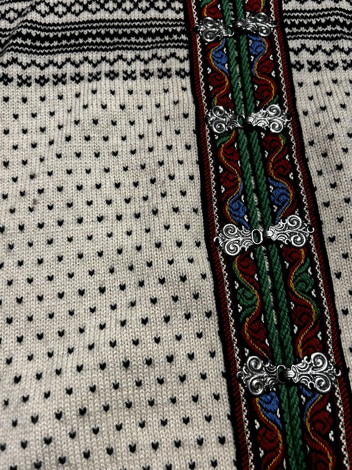 Vintage Norwegian Wool Sweater Sz S