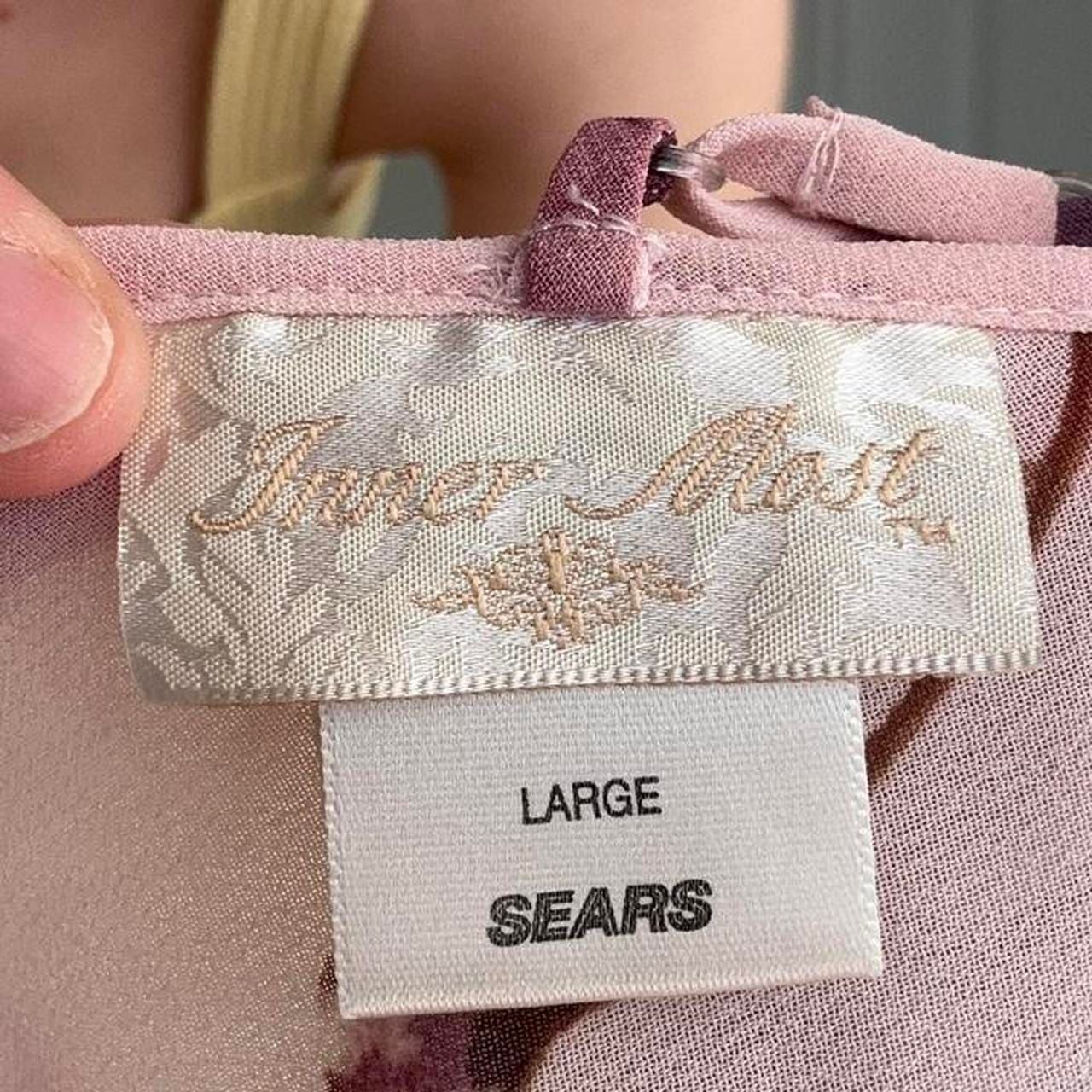Inner Most by Sears Floral Lace Trim Ruffle Slip Dress