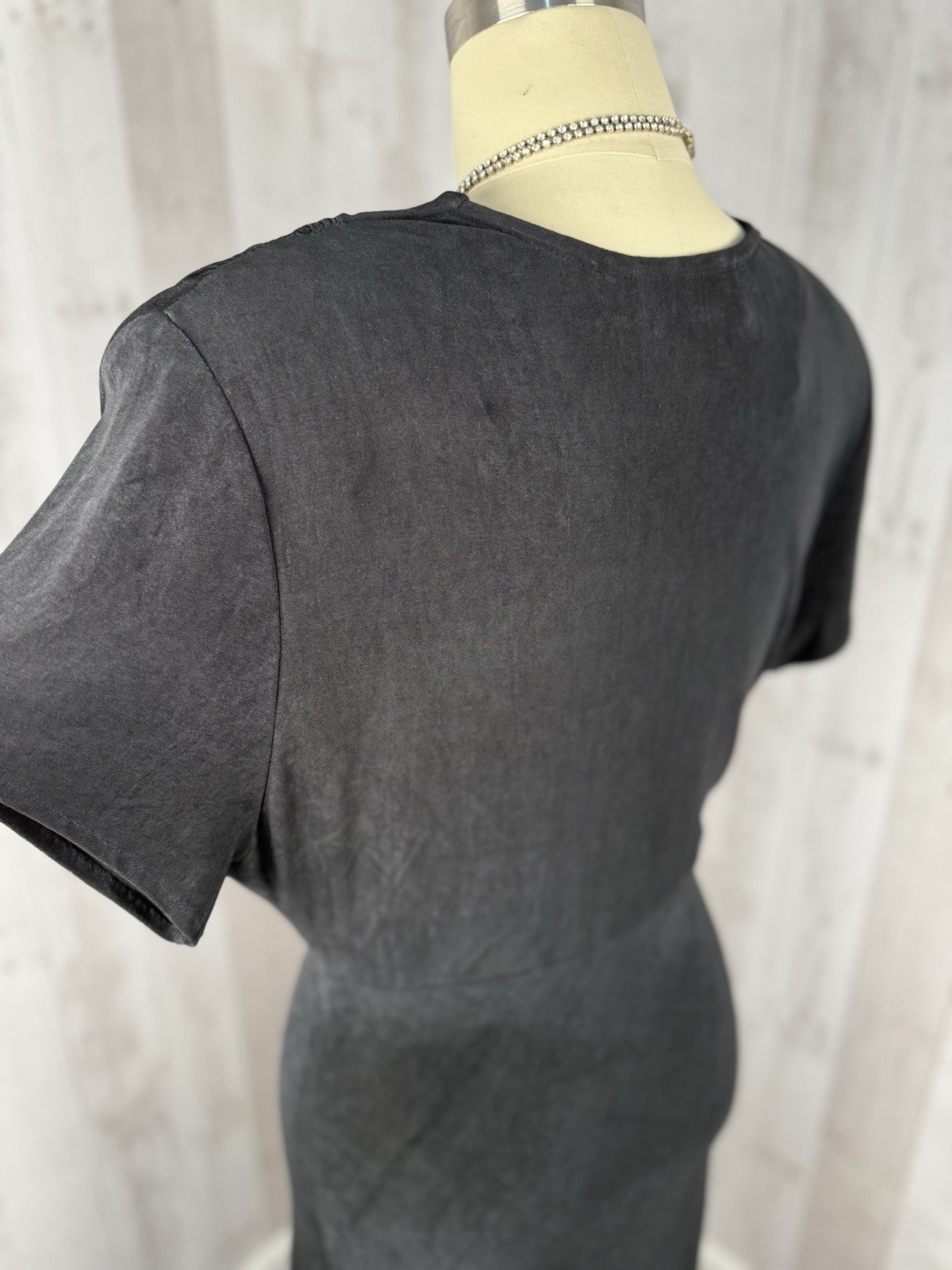 Vintage 1980s Gown~Susan Roselli Vijack Drape Rhinestone Stretch Dress Sexy 12/L