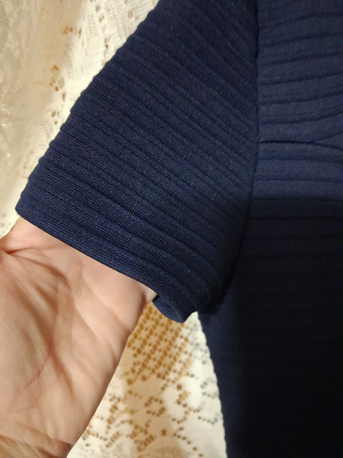 Vintage 1960s Navy Blue Dress. By Act III Union Made
