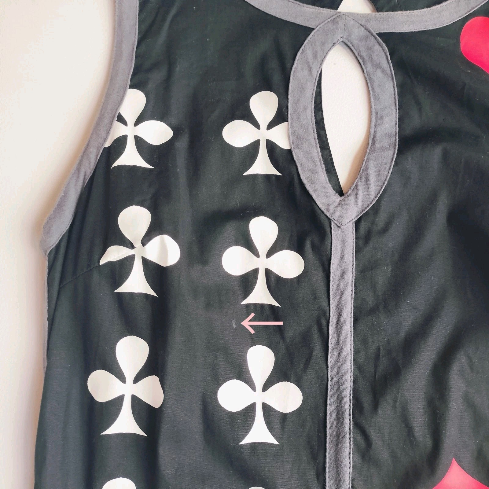 Rare Archive 90s TURBO WEAR Playing Cards Print Dress Vintage Japanese Y2K