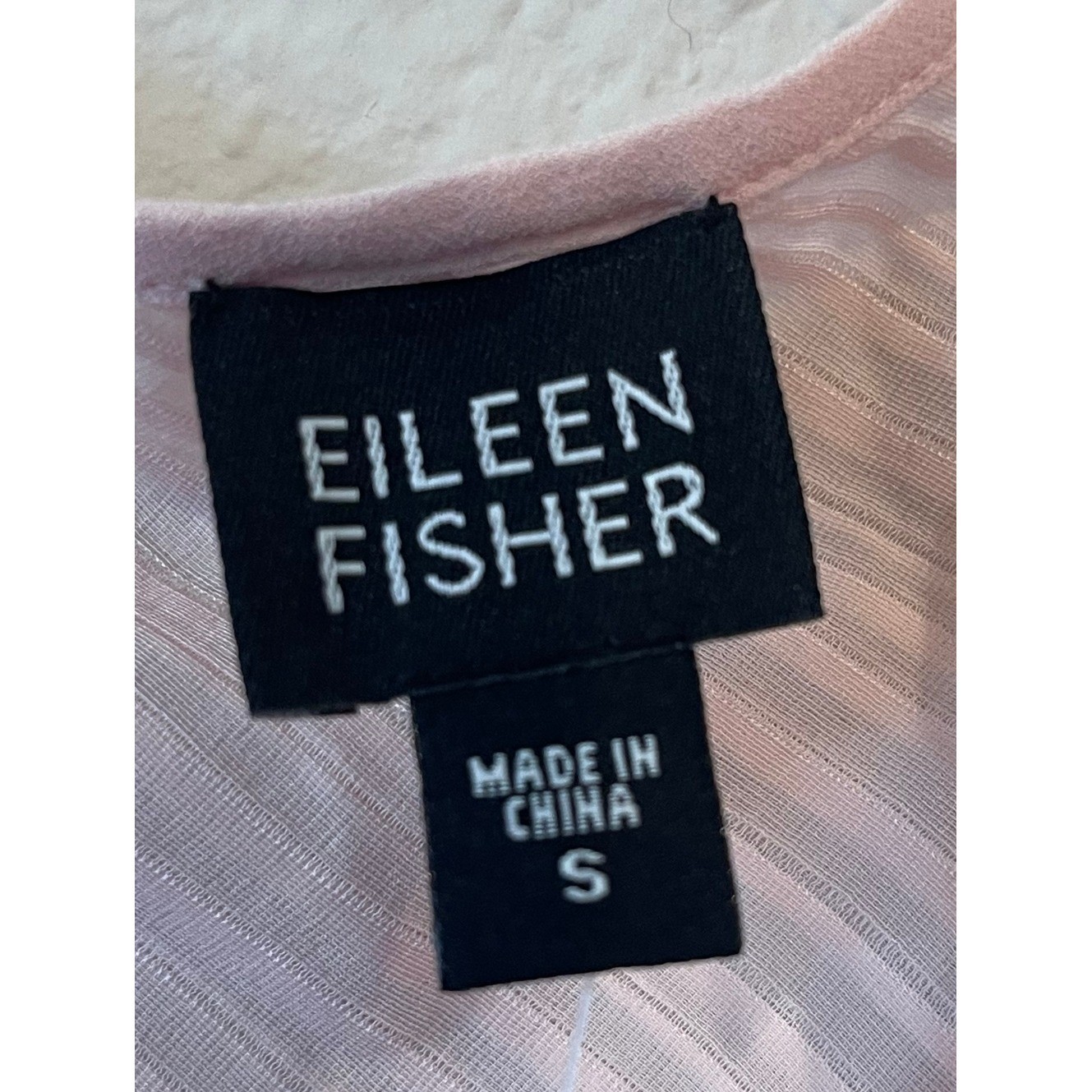 NWT EILEEN FISHER Vintage 2010s Silk Georgette Pintuck Pink Wide Strap Bias Cami