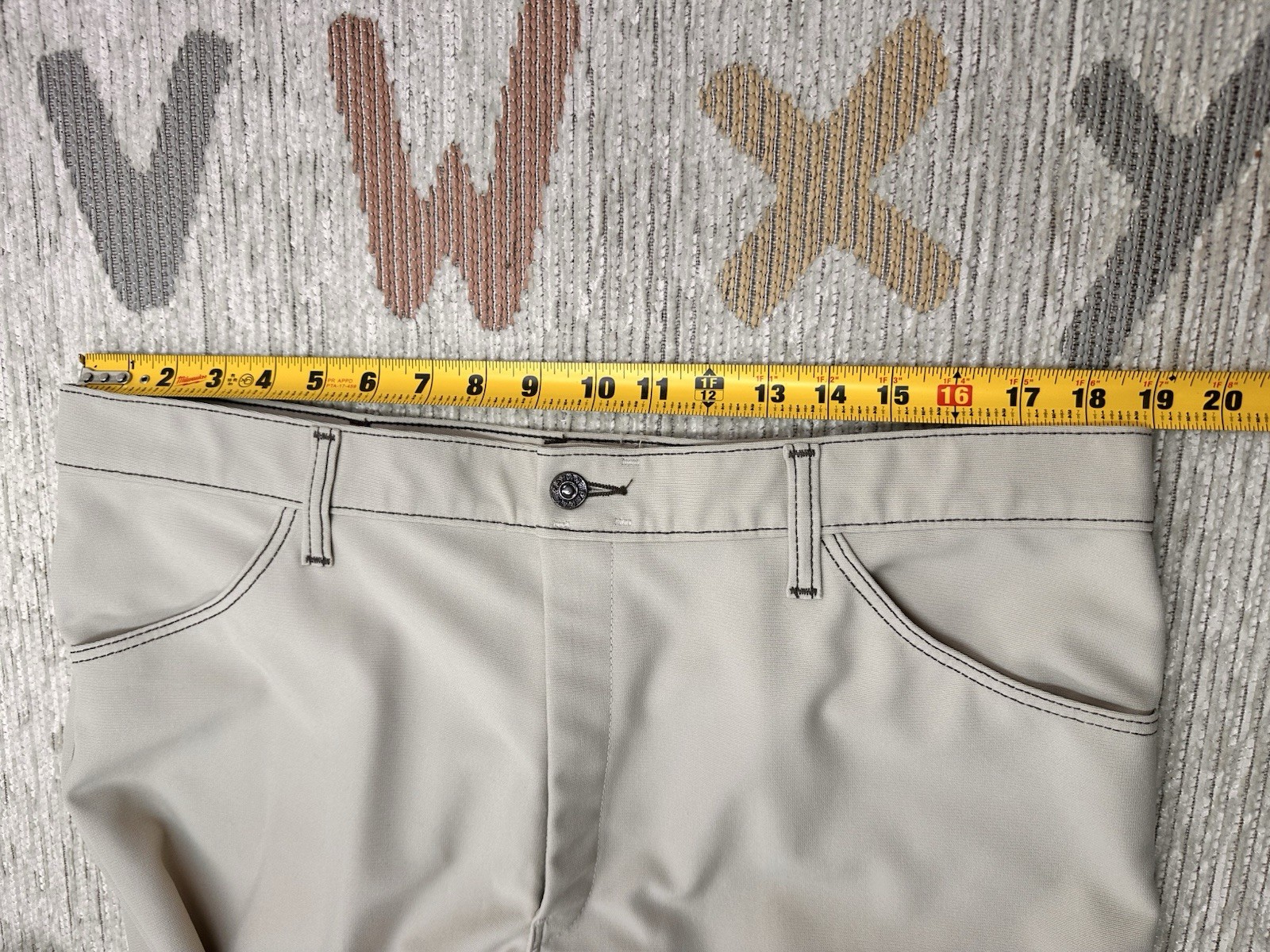 Vintage Time Out West 70’s Polyester Disco Era Pants By Farah Size 38×31.5