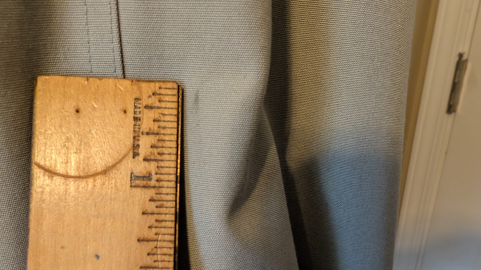 Vtg 80s ETIENNE AIGNER Wool Lined Sage Cotton Blend Zip Jacket Coat Size 6 Reg