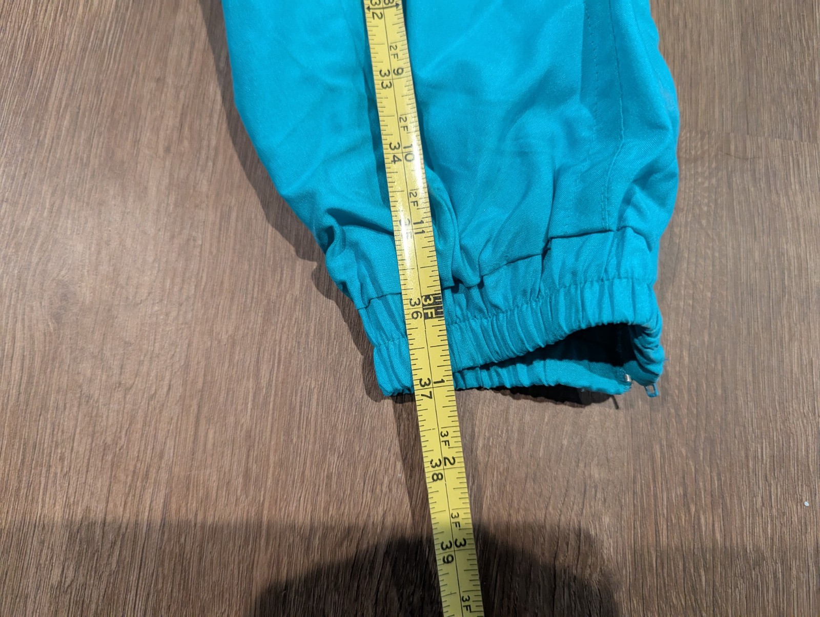 Vintage 80s 90s Avait Sportif Teal Blue Windbreaker Track Suit W Petite Medium