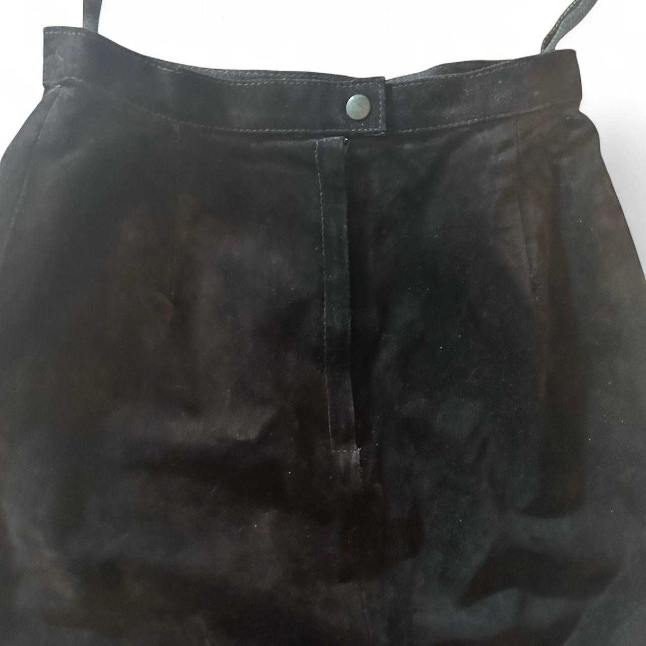 Vintage Genuine Suede Midi Skirt (Comint, Argentina) – Size 5/6