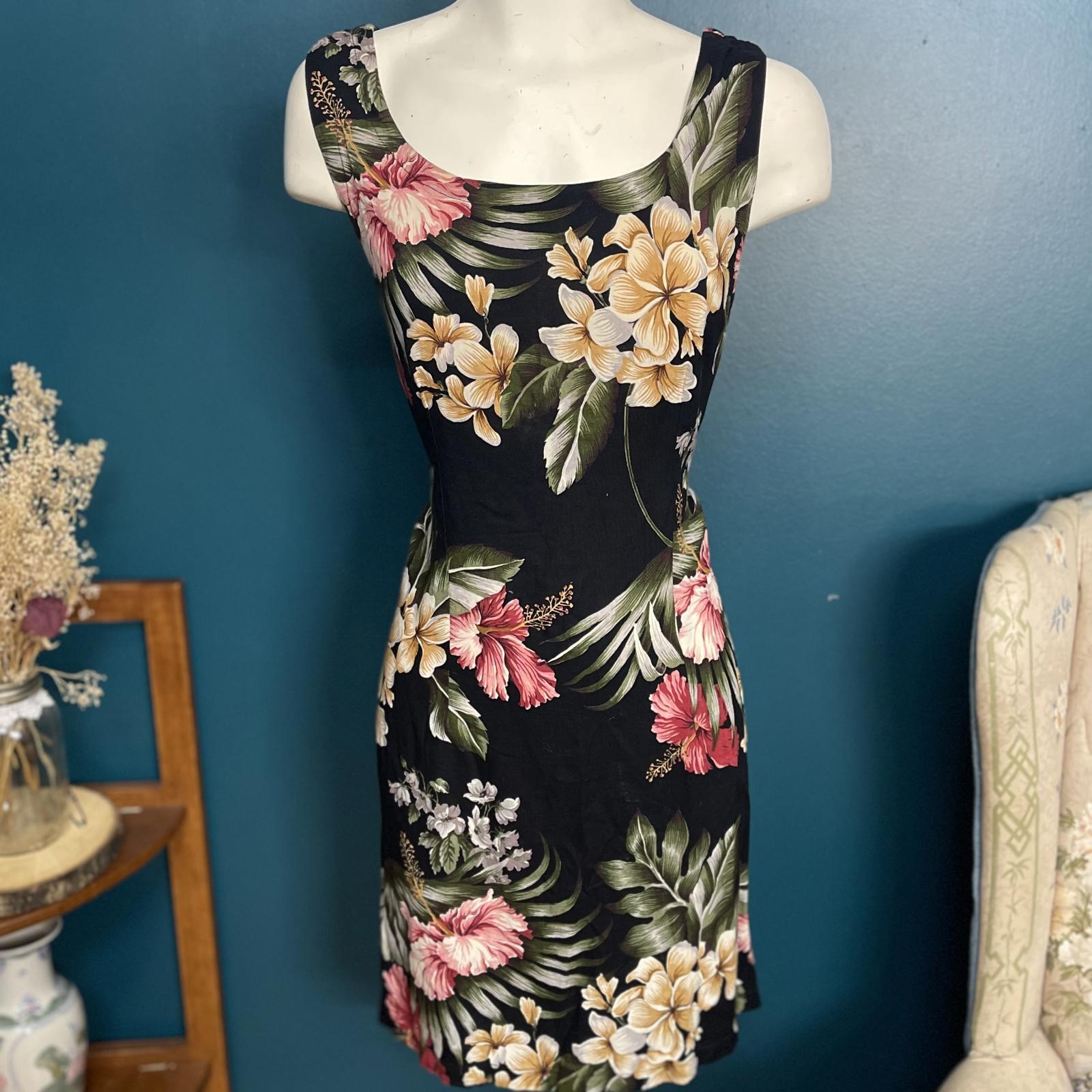 Vintage 1980s/90s MC Squared Floral Sleeveless Mini size M