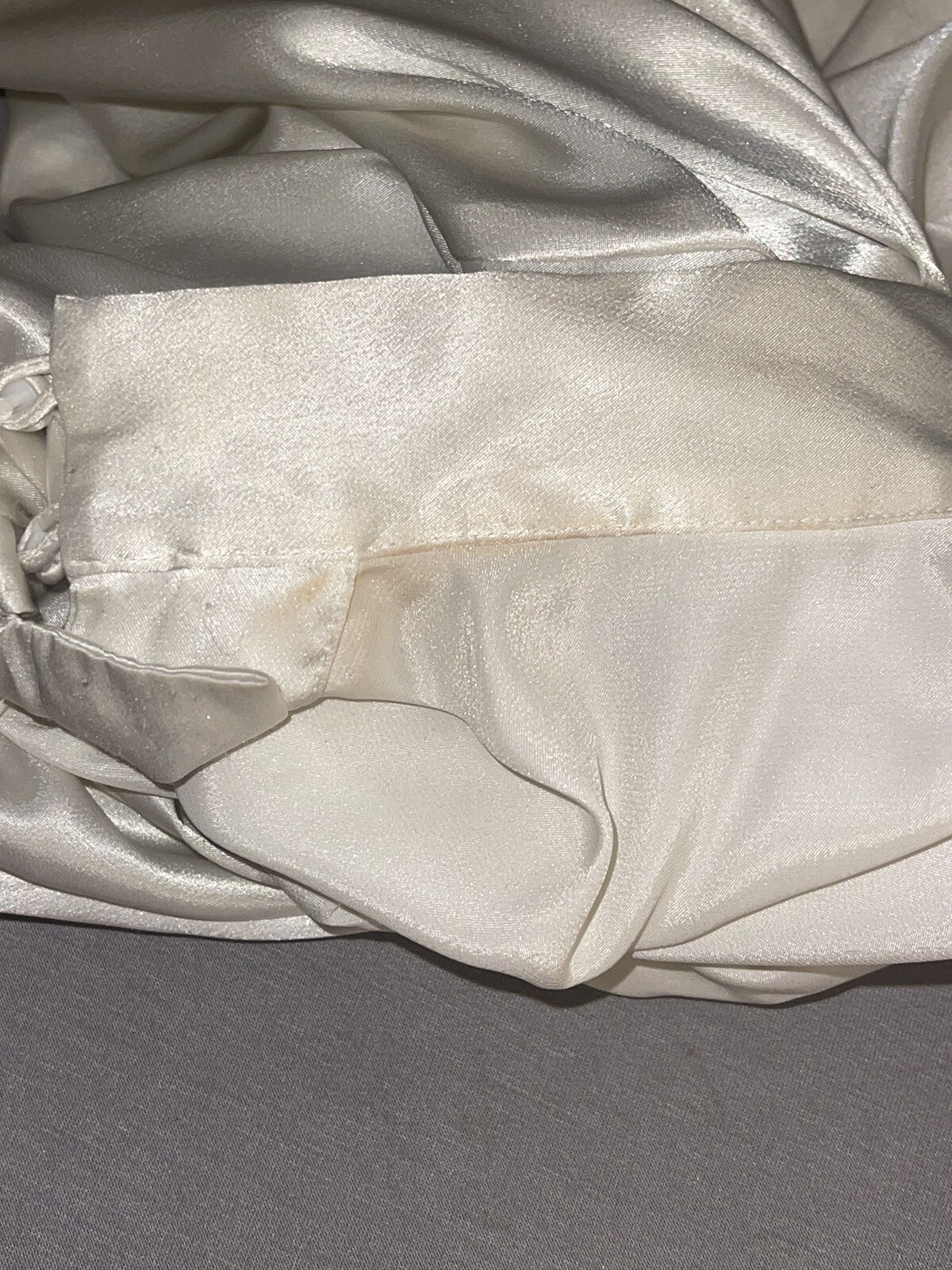 Vintage Silky Shirt Satin Buttons Size 10