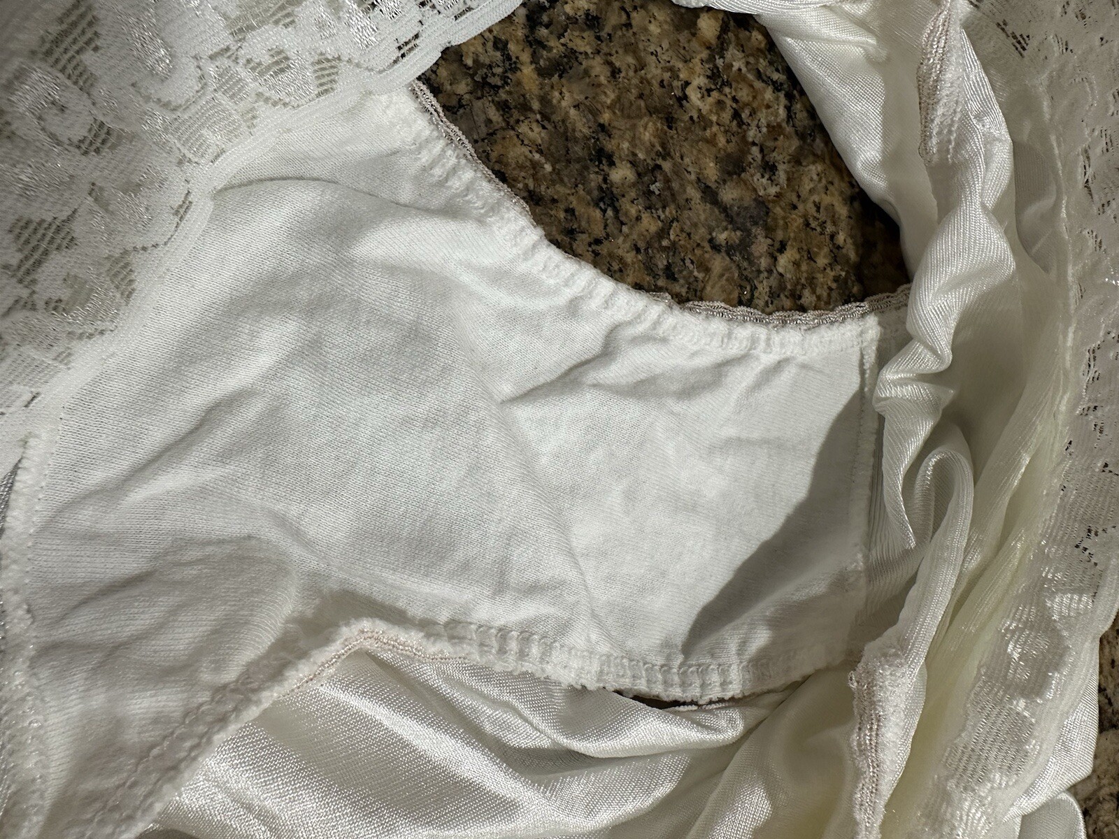 90’s Vintage Hanes Her Way Granny Panty Brief Lace Top Lot Of 2